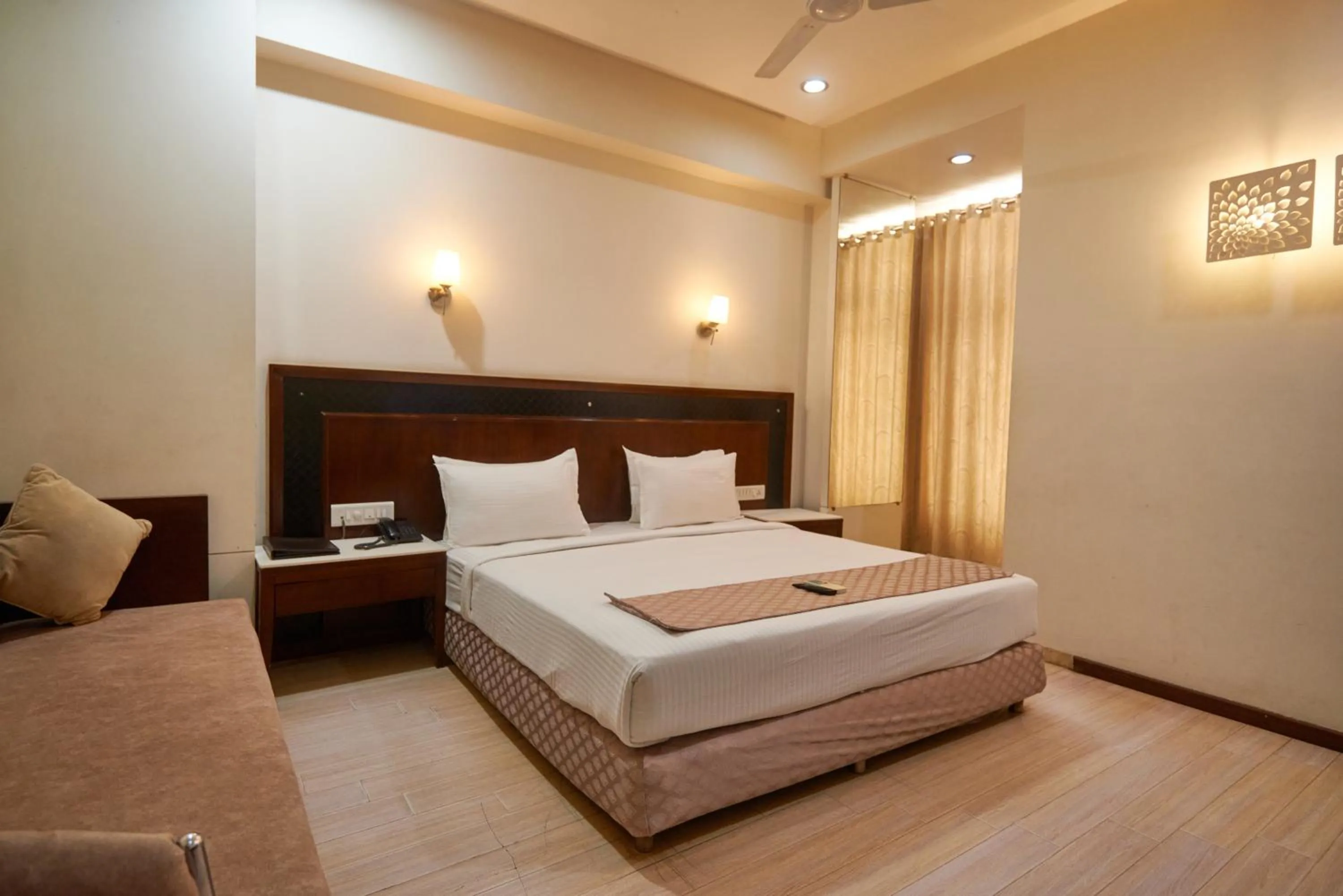 Photo of the whole room, Bed in Hotel Sai Mahal