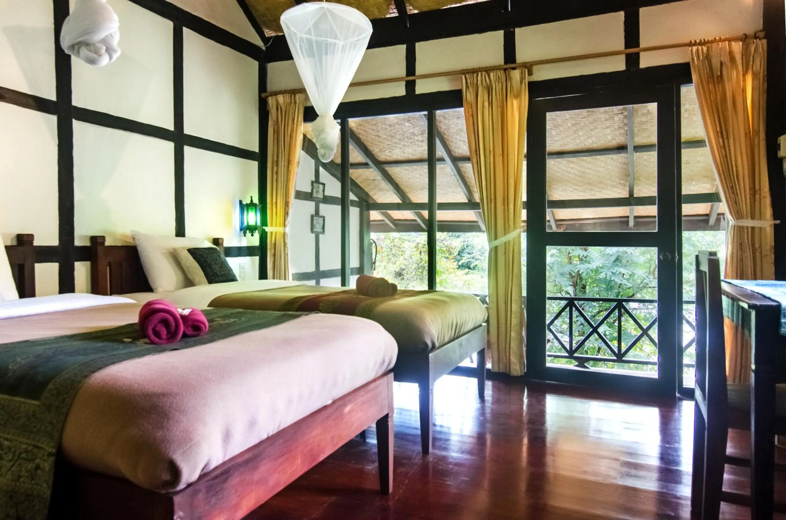 Bedroom, Bed in Hillside - Nature Lifestyle Lodge