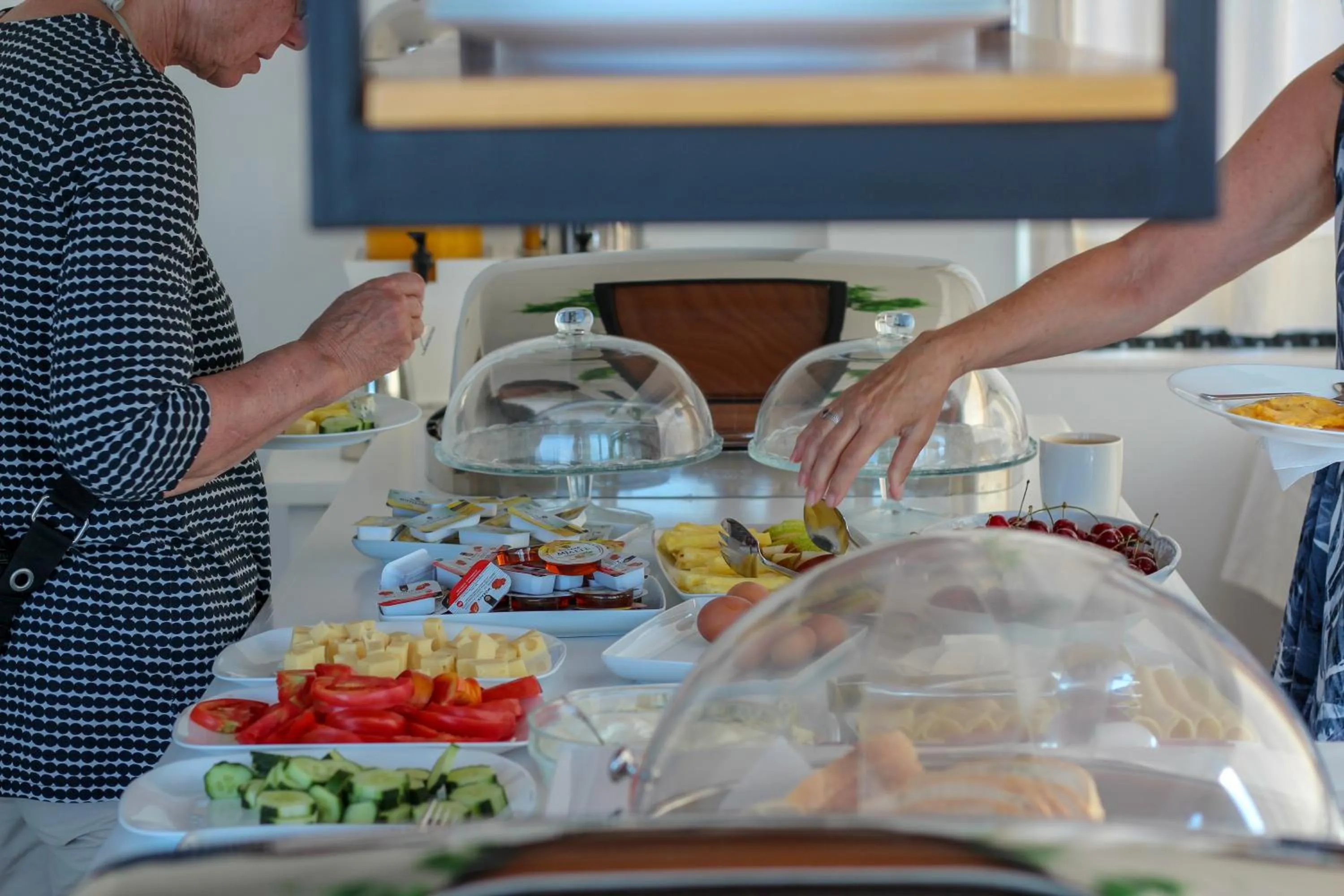 People in Porto Eda Hotel