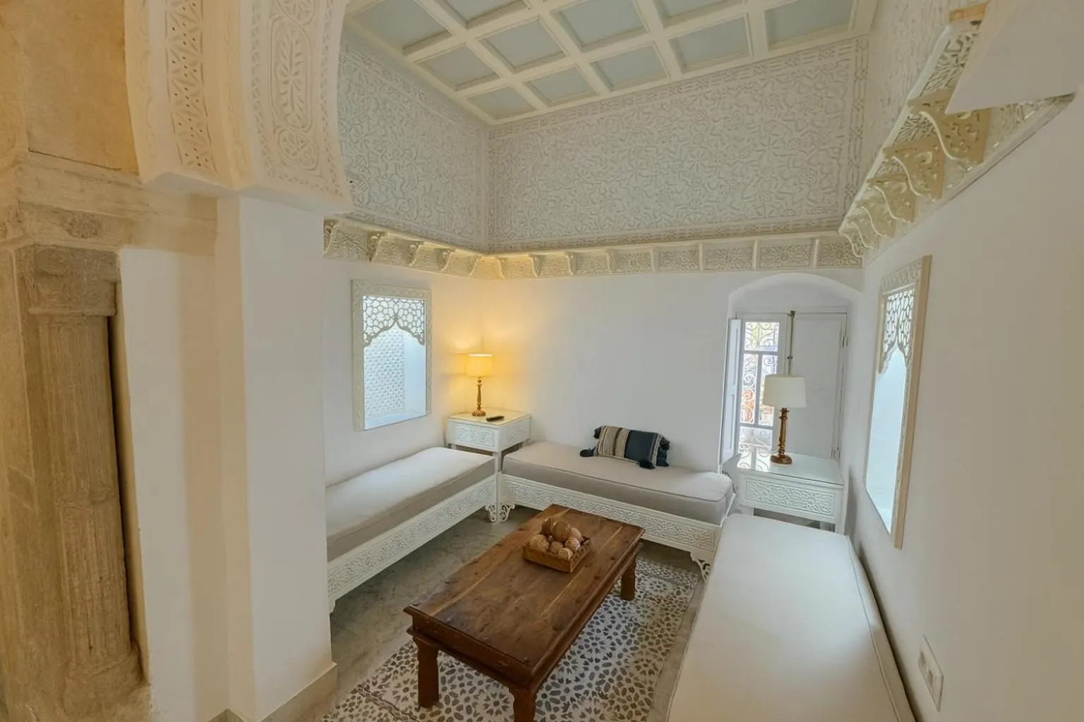 Living room, Bed in Dar Benti