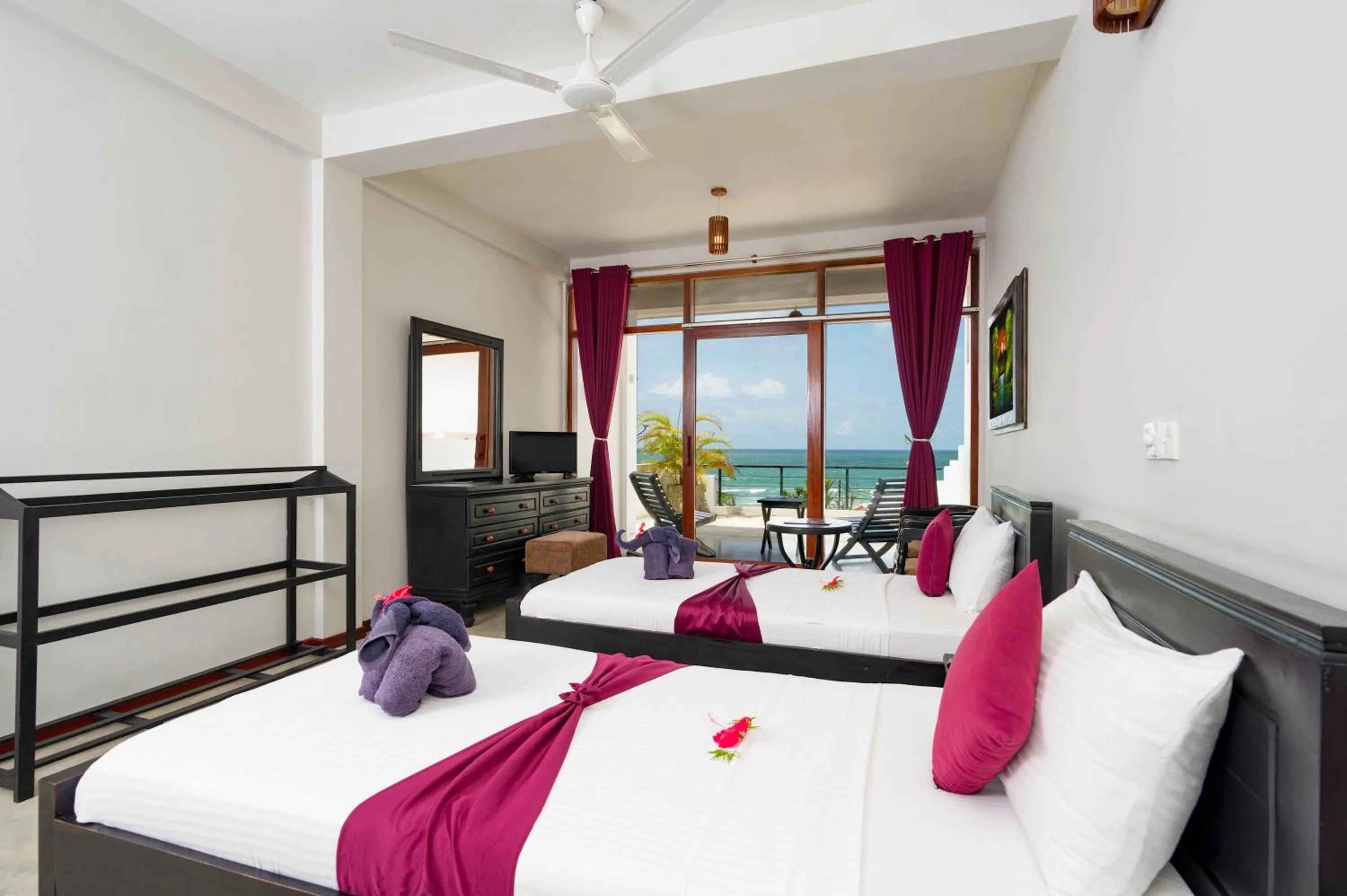 Bed in Hotel Silan Mo