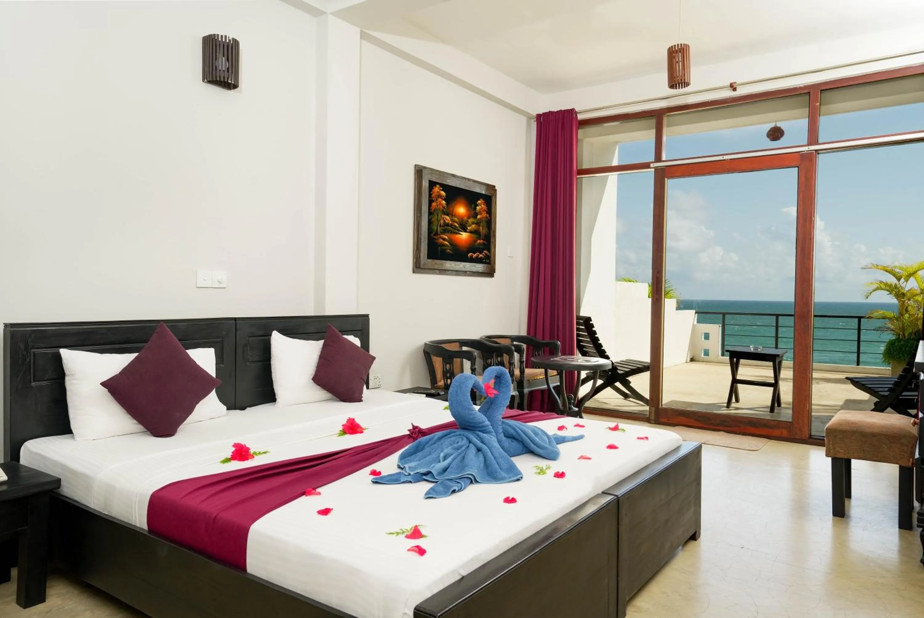 Bed in Hotel Silan Mo