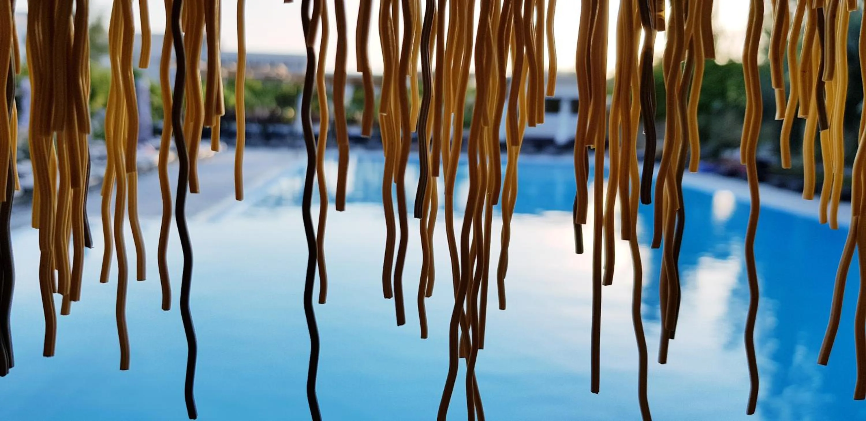 Pool view in Cross Resort Hotel