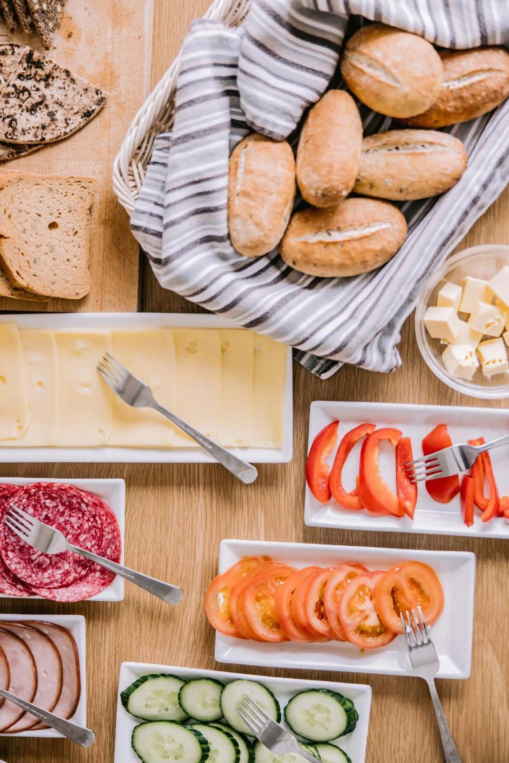 Buffet breakfast in Hlid Bed and Breakfast