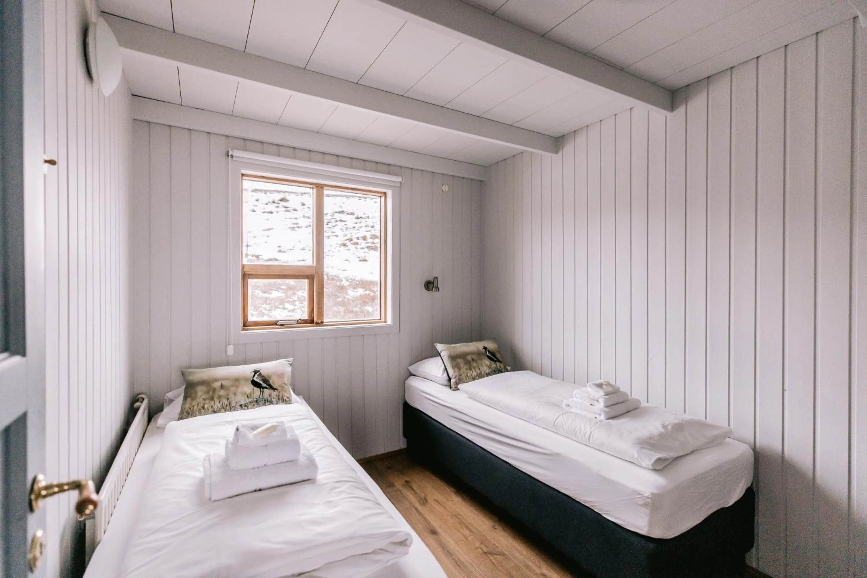 Bedroom, Bed in Hlid Cottages