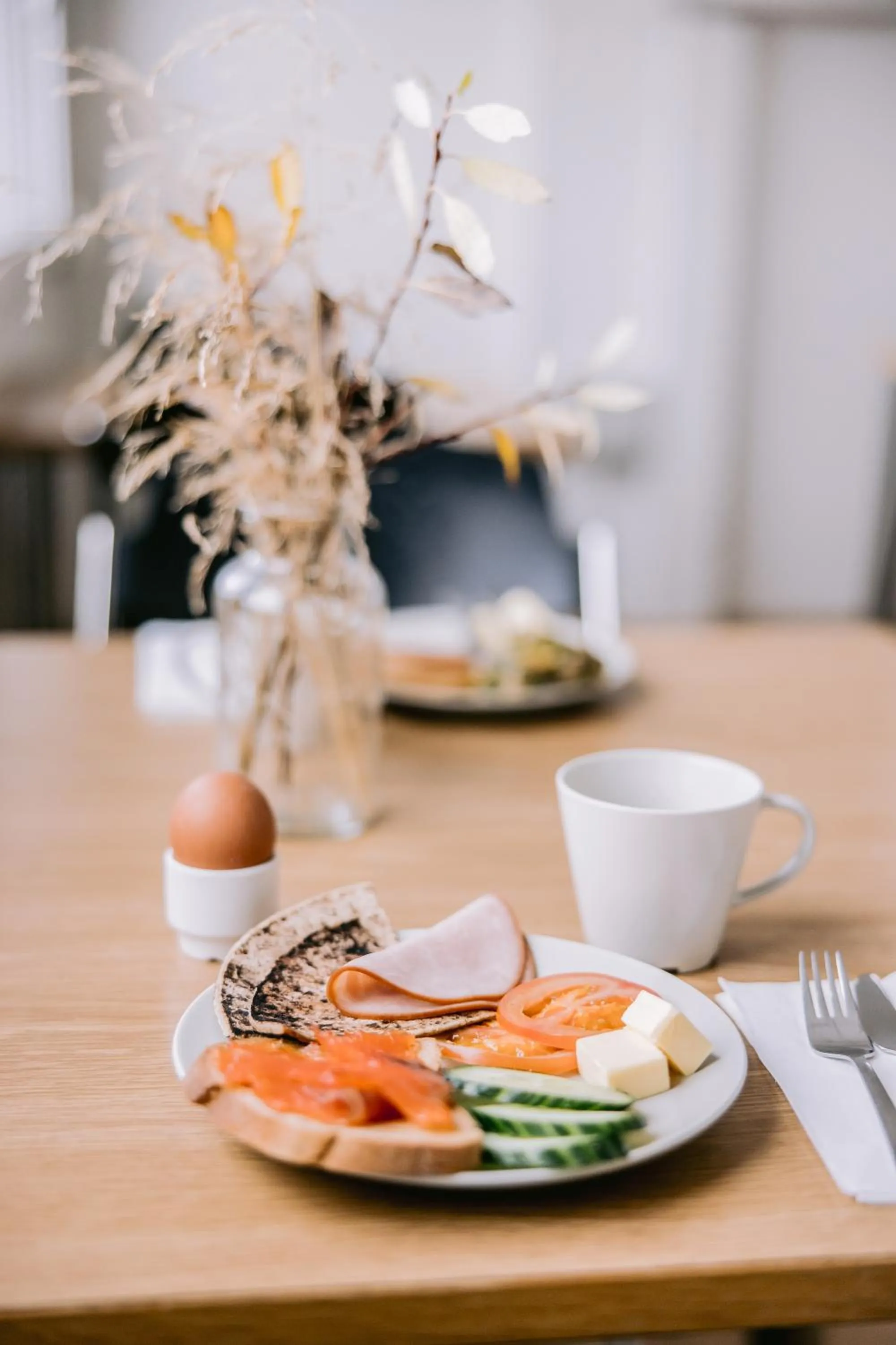 Breakfast in Hlid Cottages