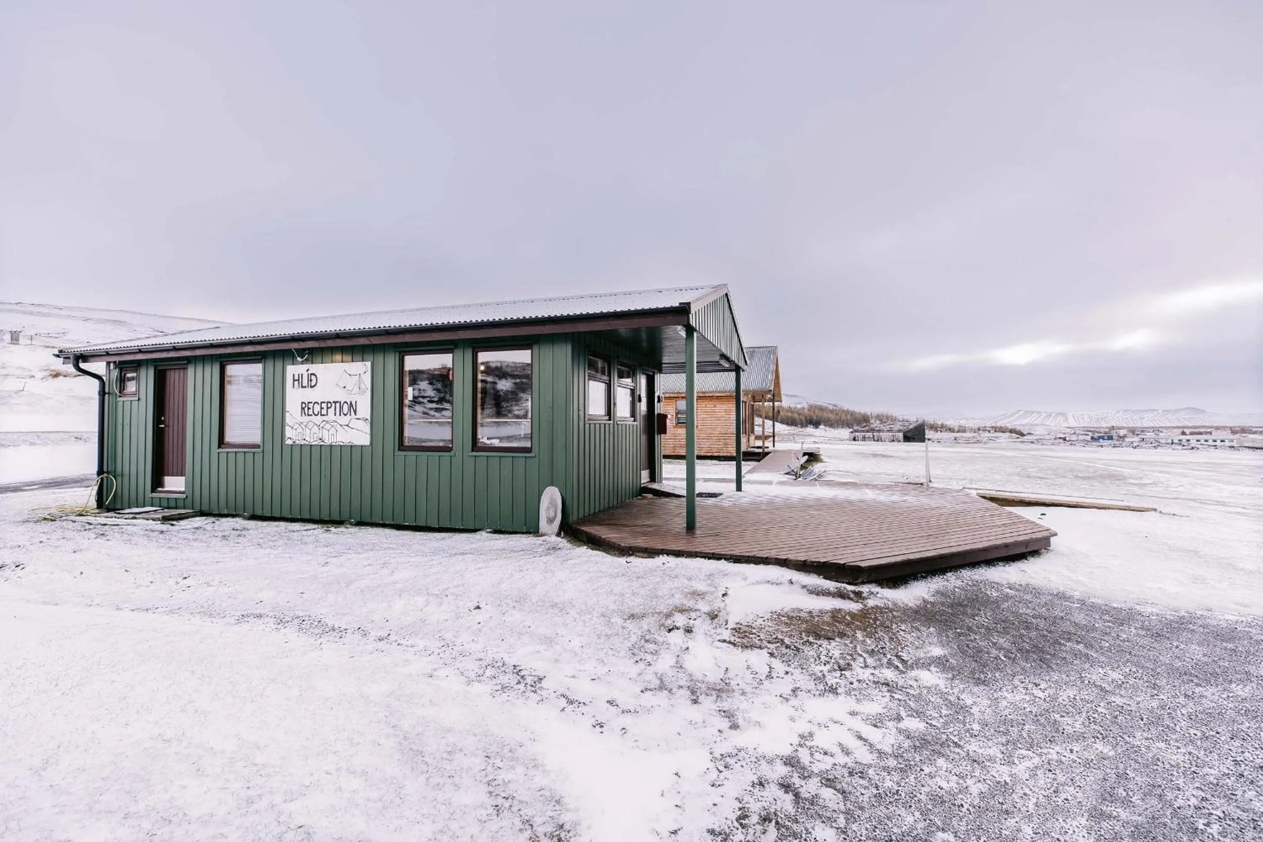 Lobby or reception in Hlid Cottages