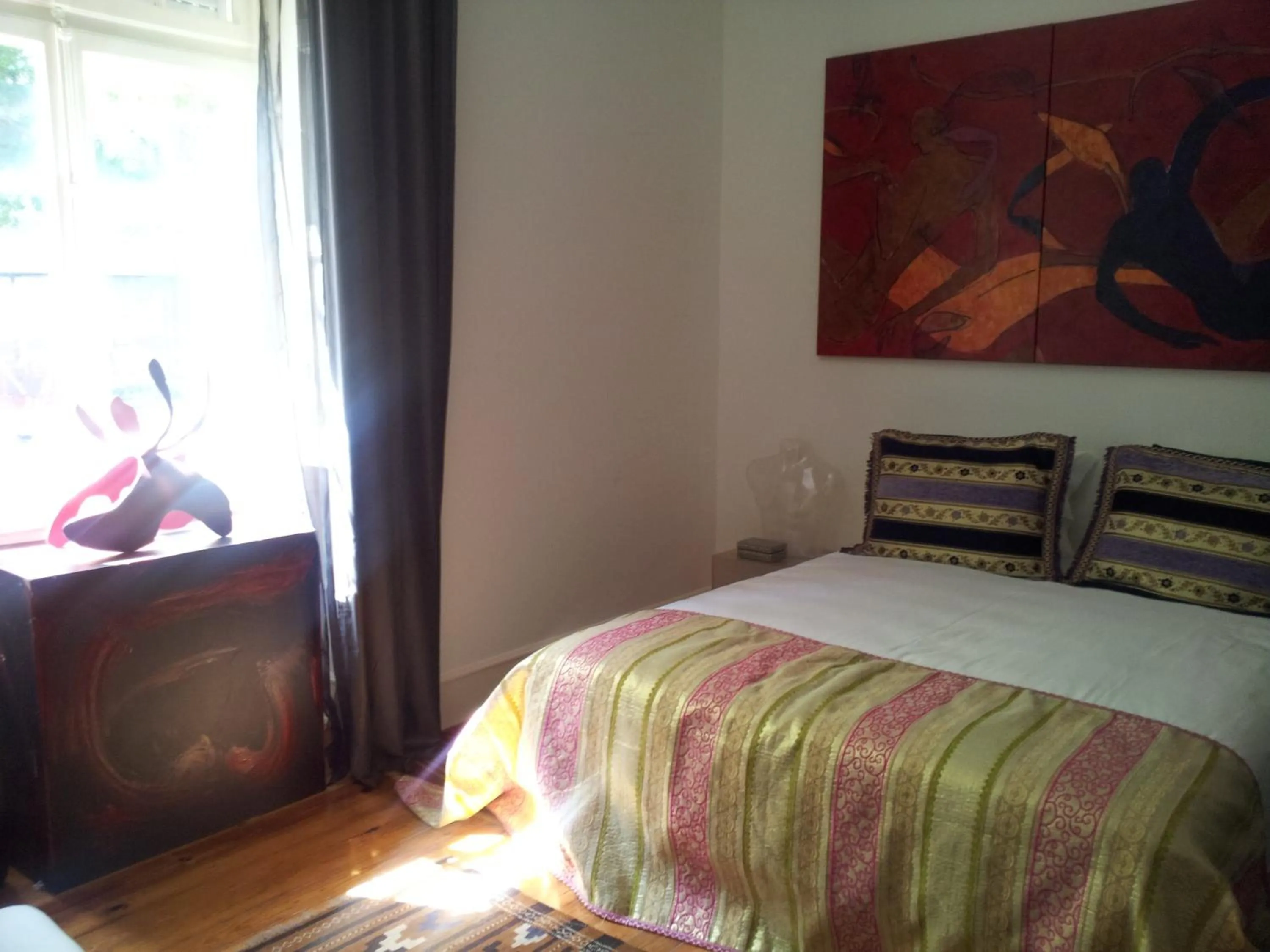 Bedroom, Bed in Whatever Art B&B