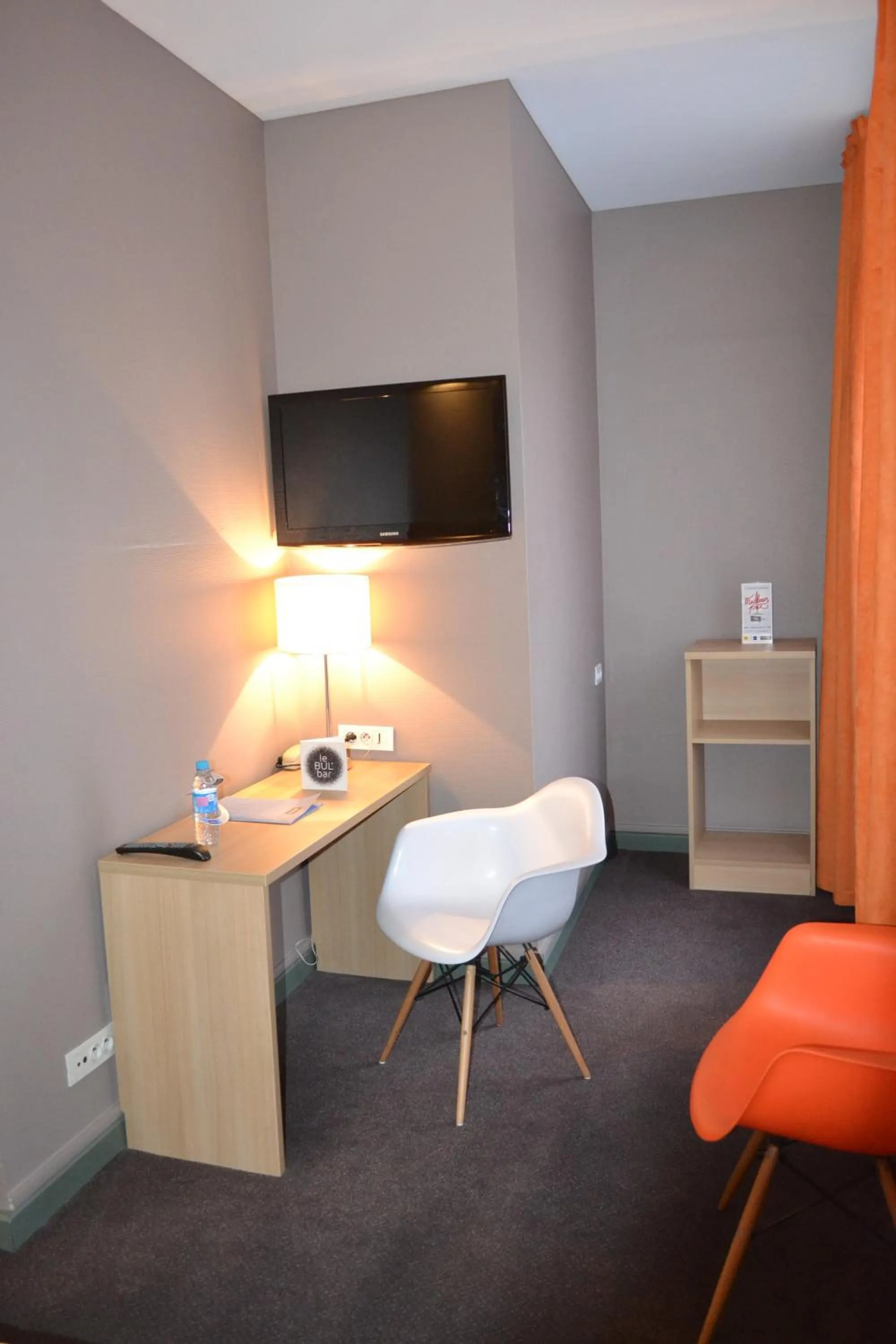 Decorative detail, TV/Entertainment Center in Hotel Kyriad and Spa Reims centre