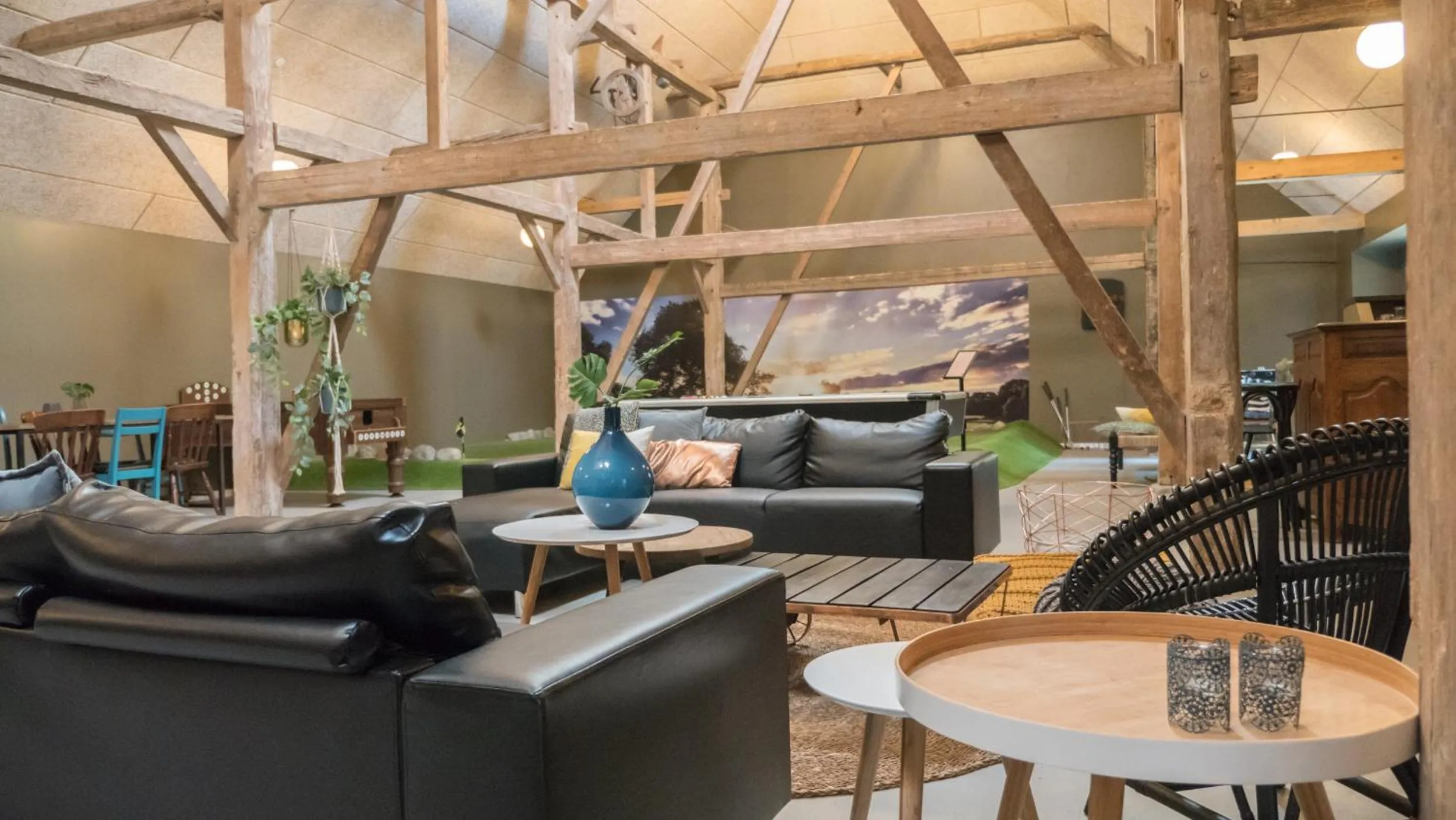 Living room in Adventure Park Apartments