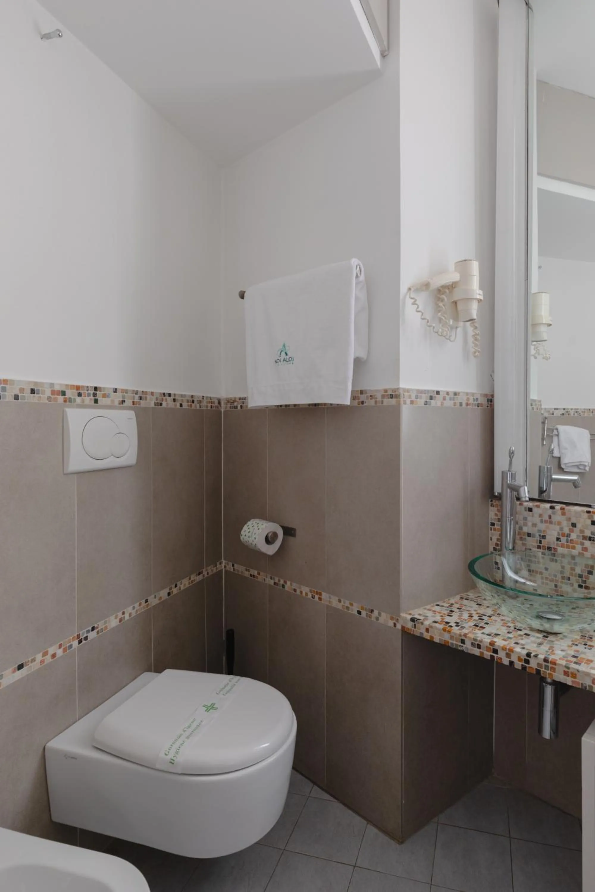 Shower in Relais Roma Centro