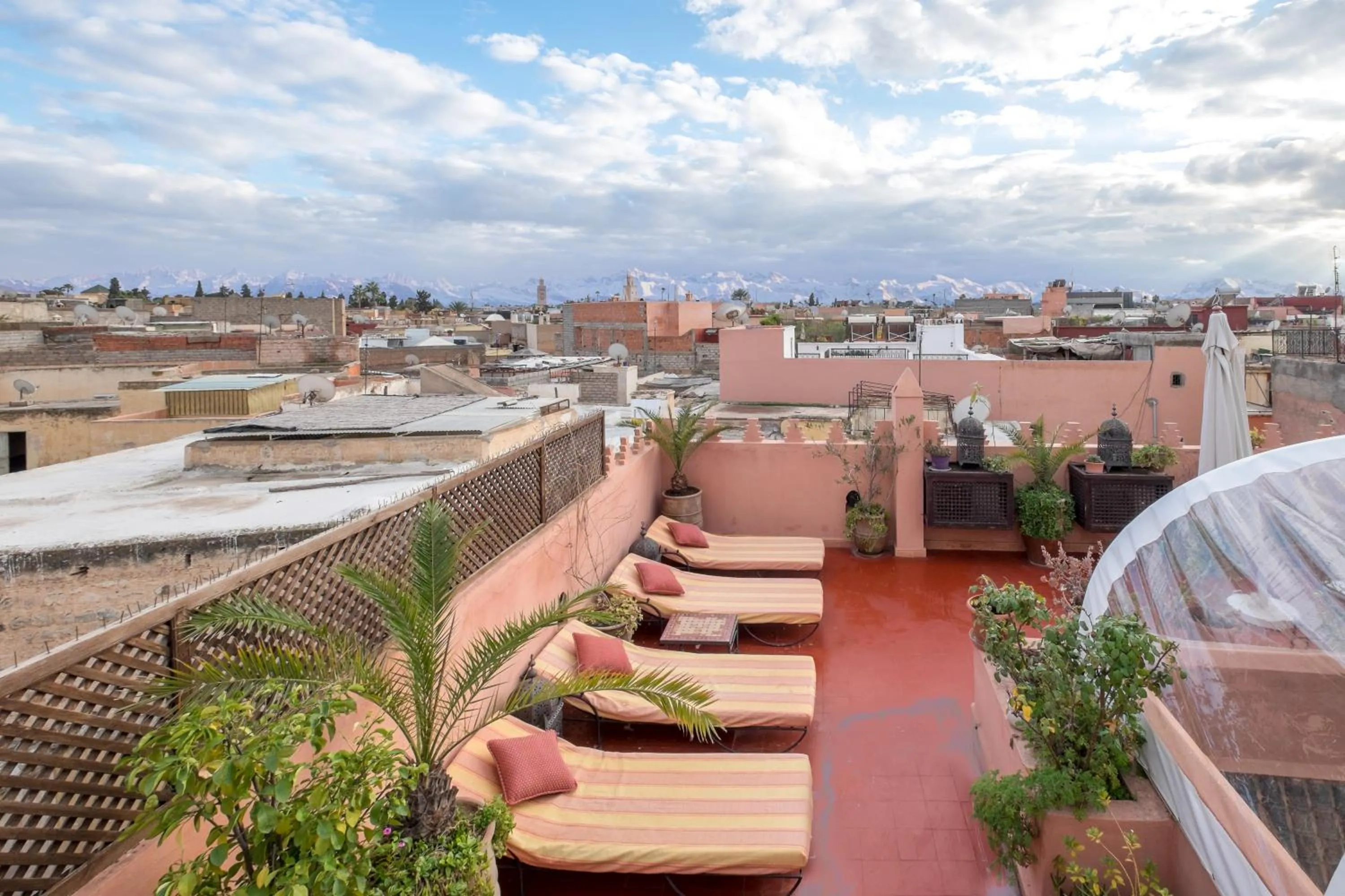 Balcony/Terrace in Riad Sable Chaud