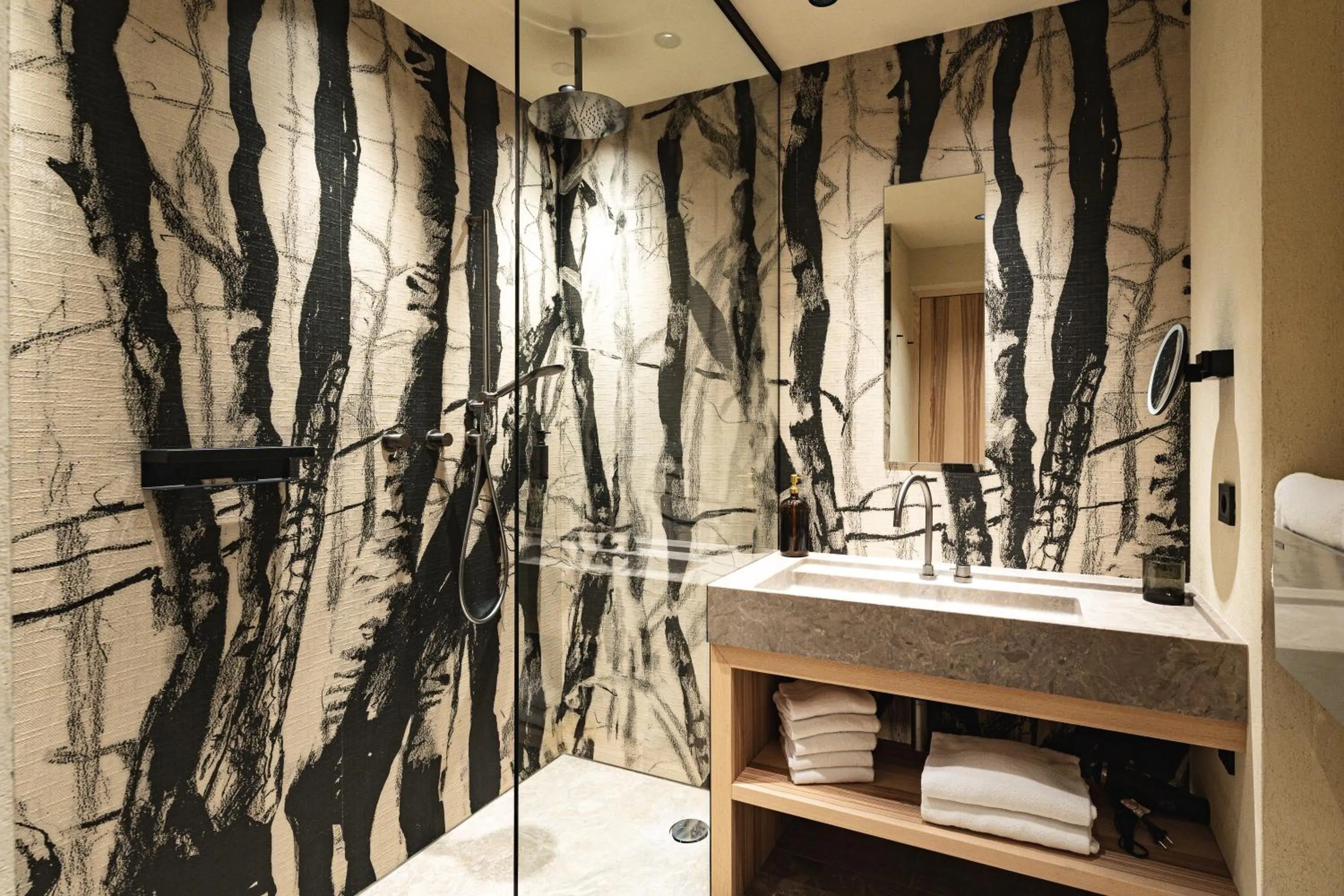 Shower in Wachtler Dolomite Apartments