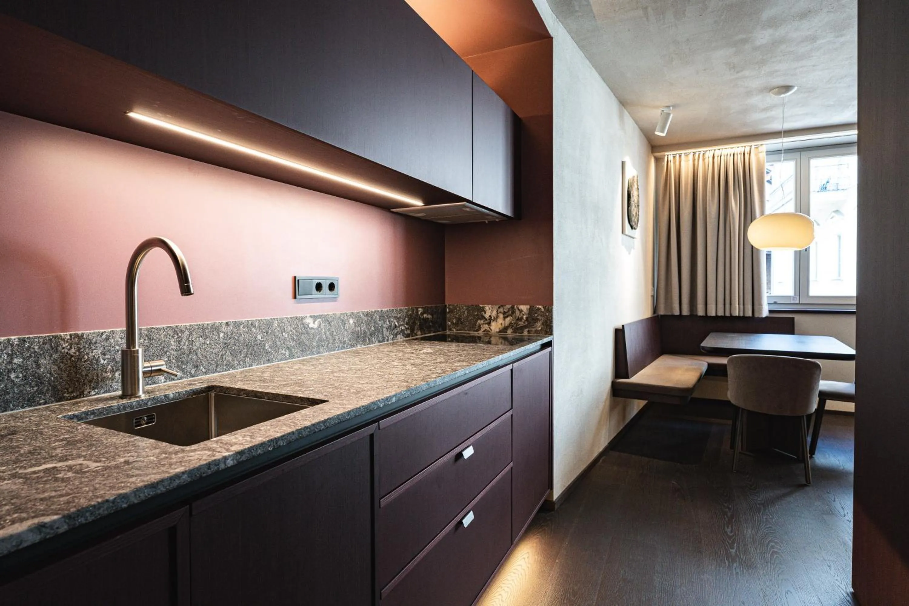 Kitchen or kitchenette in Wachtler Dolomite Apartments