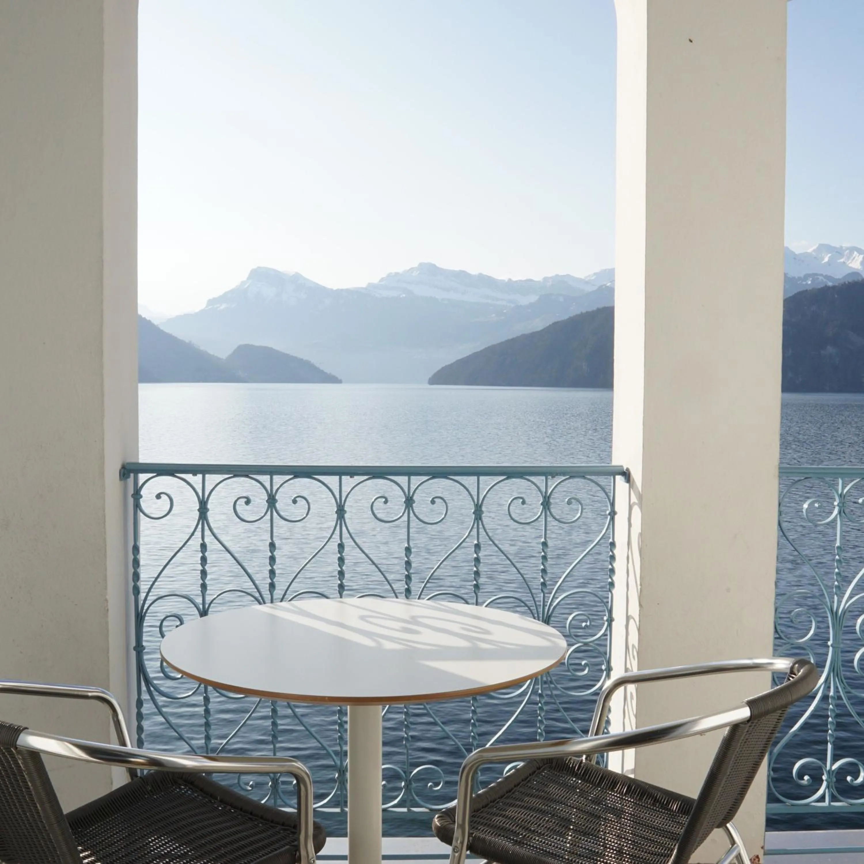 Balcony/Terrace in Seminar-Hotel Rigi am See