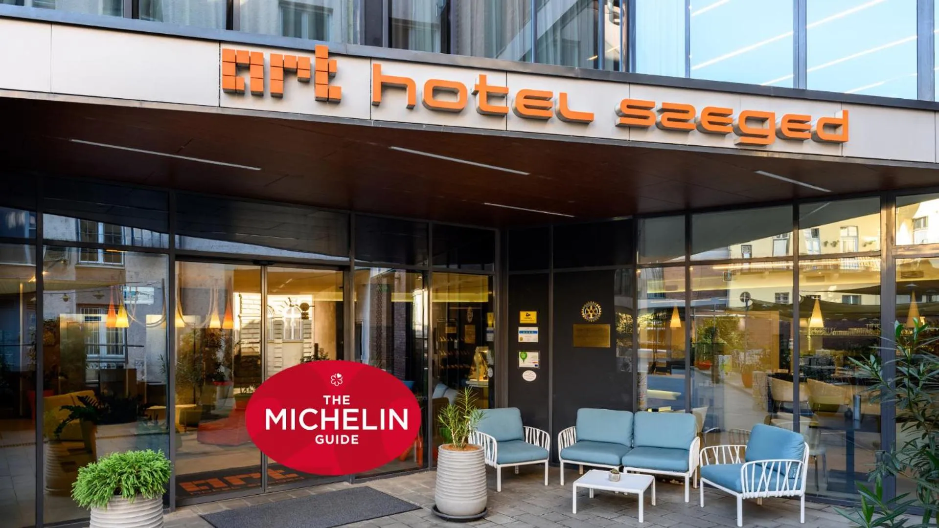 Property building in Art Hotel Szeged