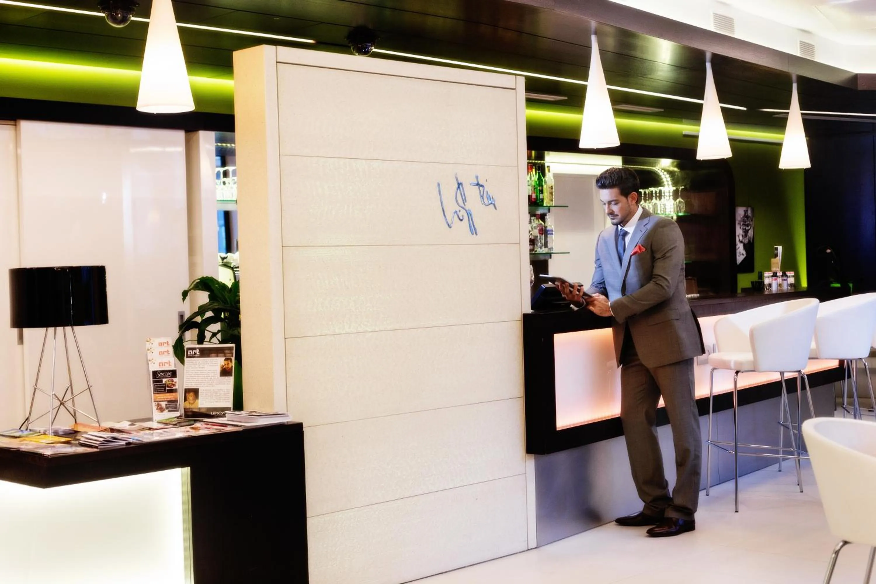 Lobby or reception in Art Hotel Szeged