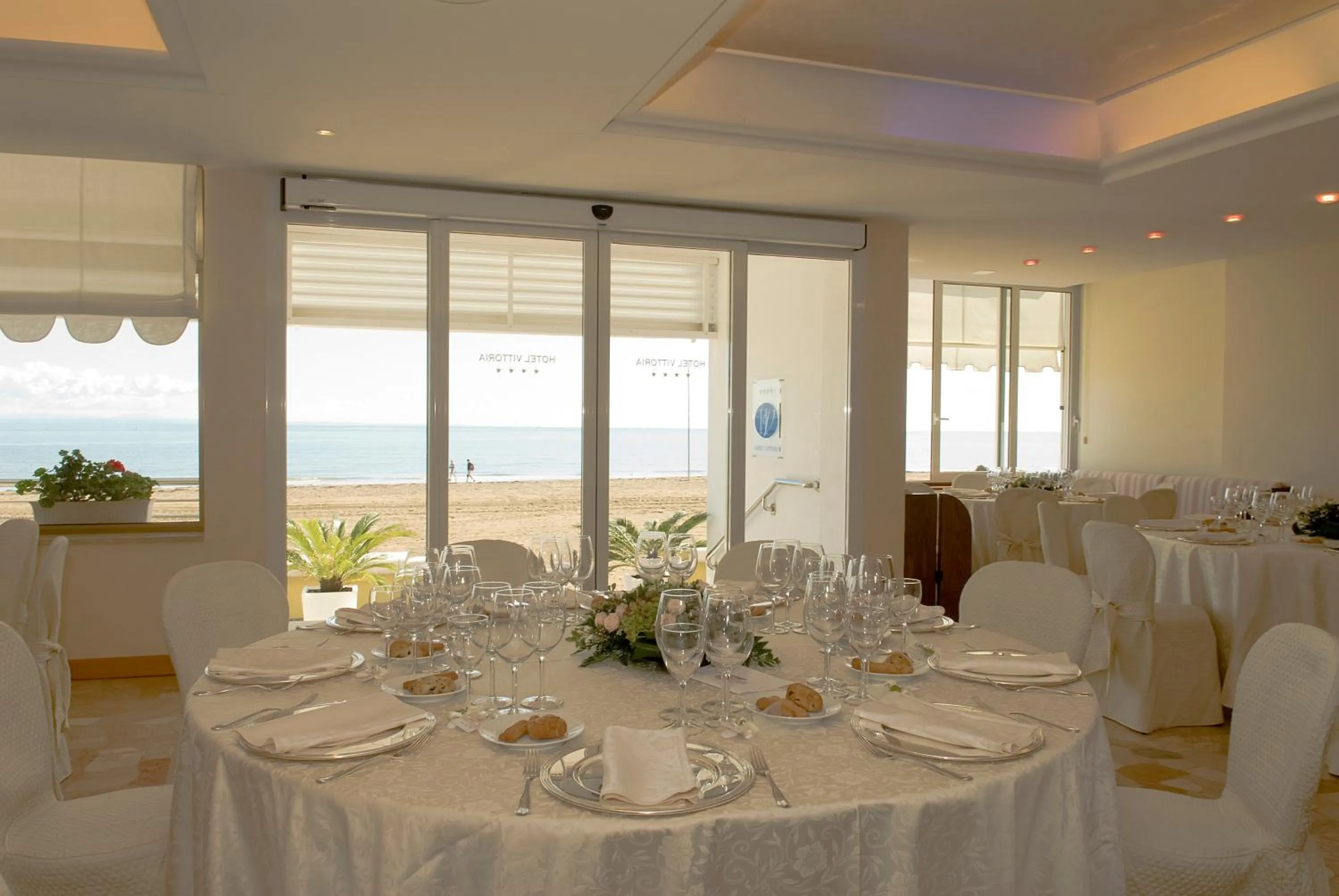 Dining area in Hotel Vittoria