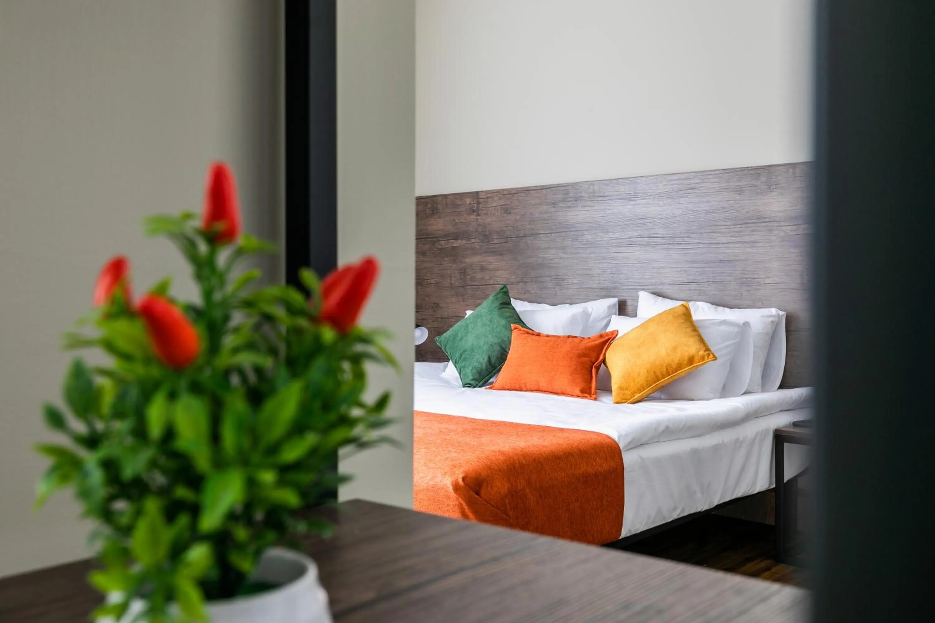 Decorative detail, Bed in Boutique Hotel MOJO