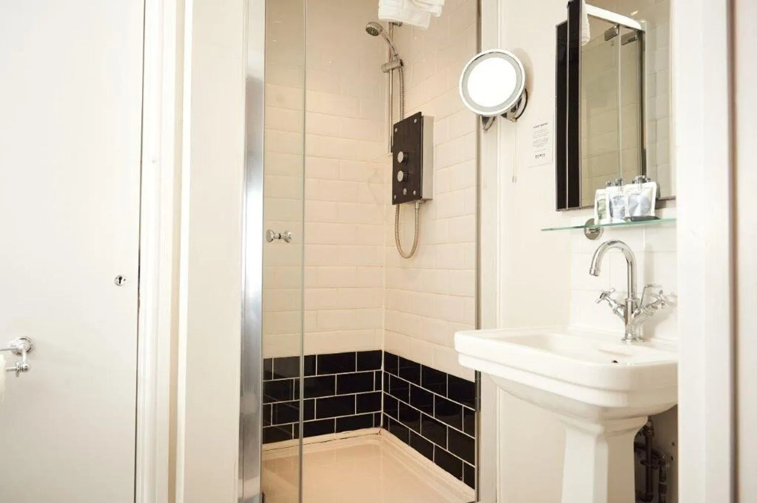Shower in The Brown's Hotel