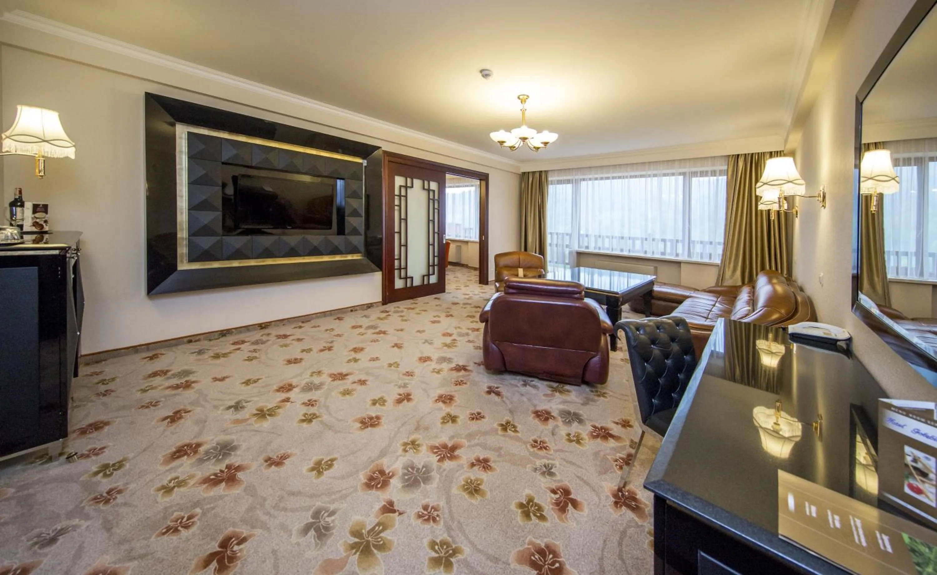 Living room in Hotel Gołębiewski Wisła