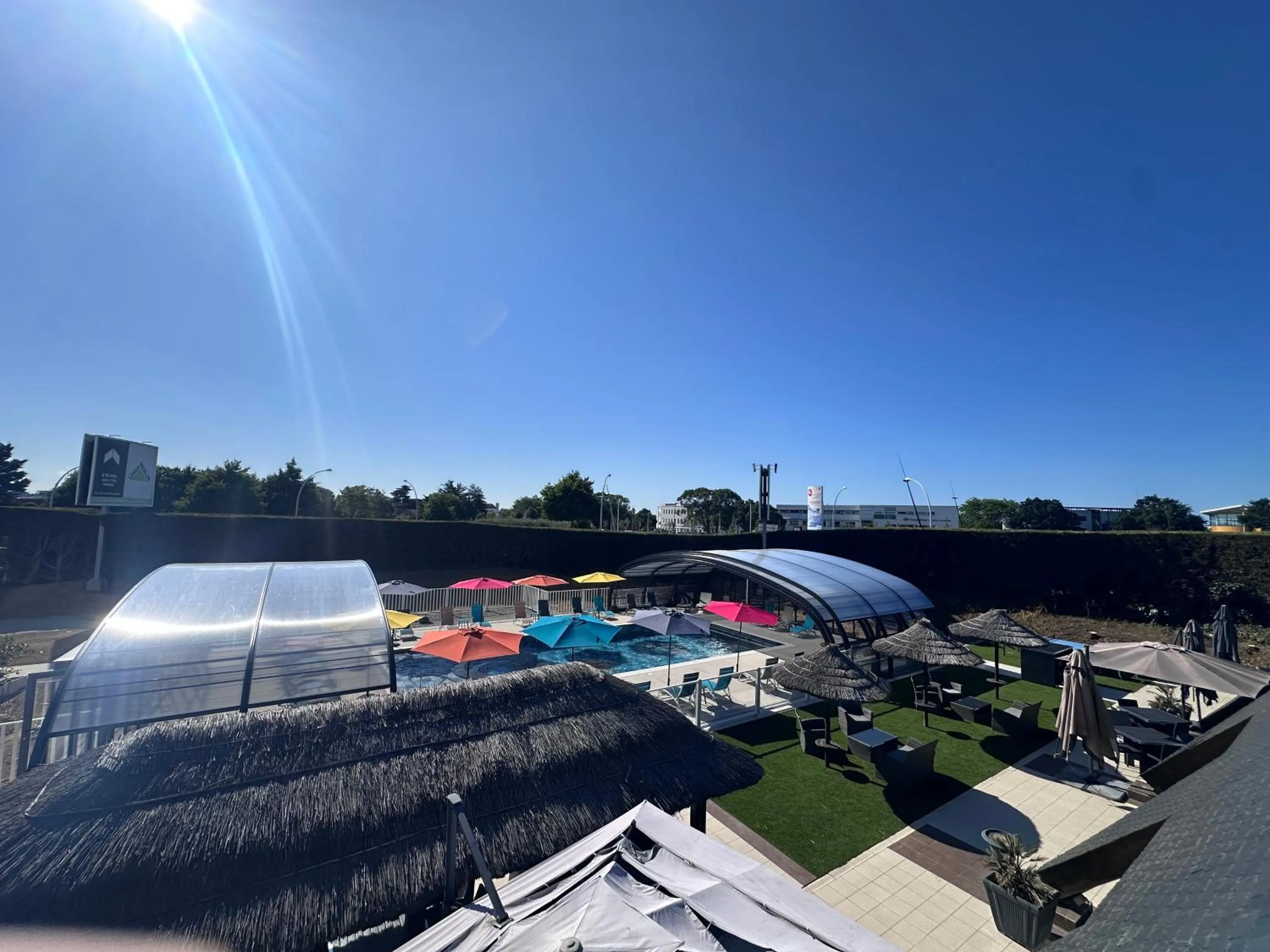 Swimming pool in The Originals Boutique, Hôtel Aquilon, Saint-Nazaire