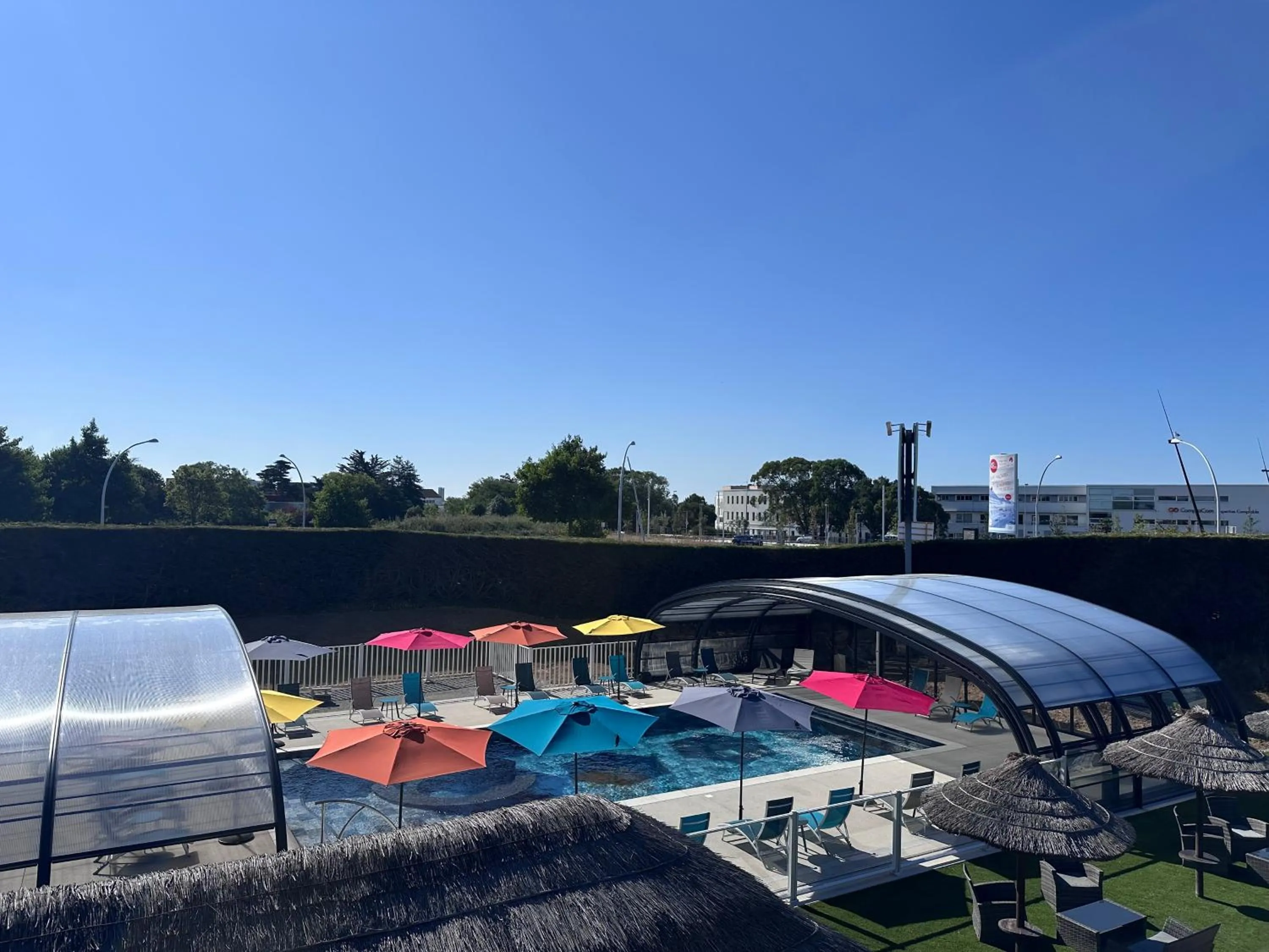 Swimming pool in The Originals Boutique, Hôtel Aquilon, Saint-Nazaire