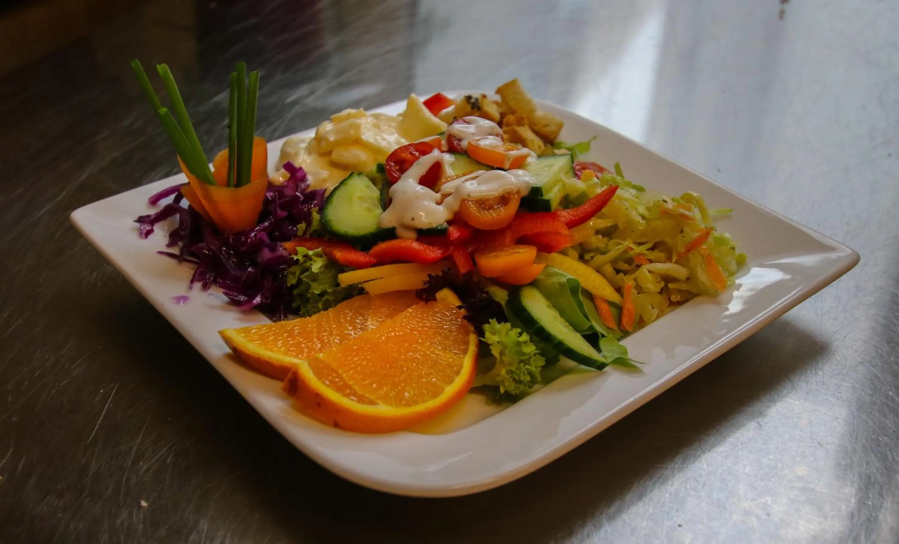 Food close-up in Hotel & Restaurant Druidenstein