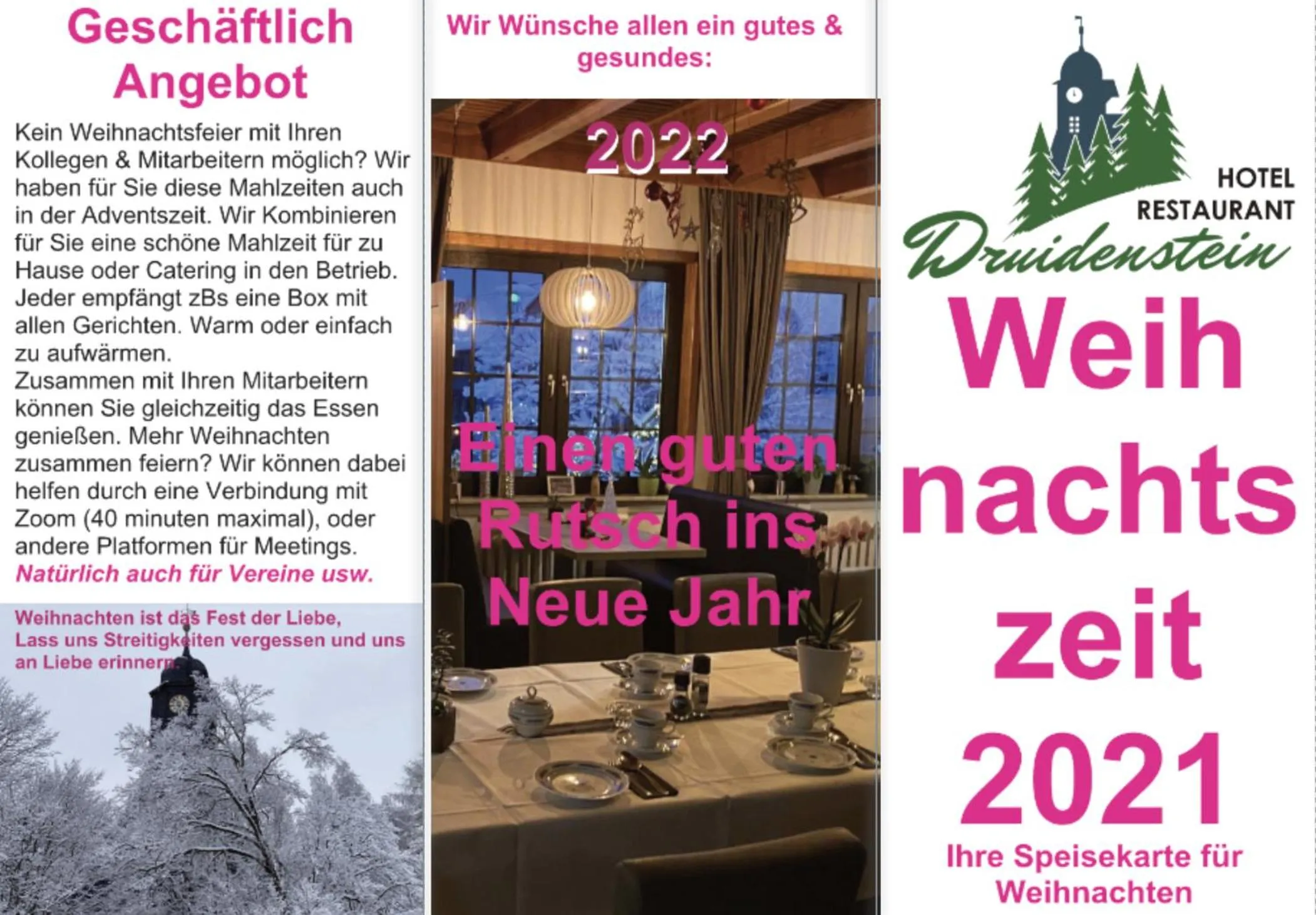 Restaurant/places to eat in Hotel & Restaurant Druidenstein