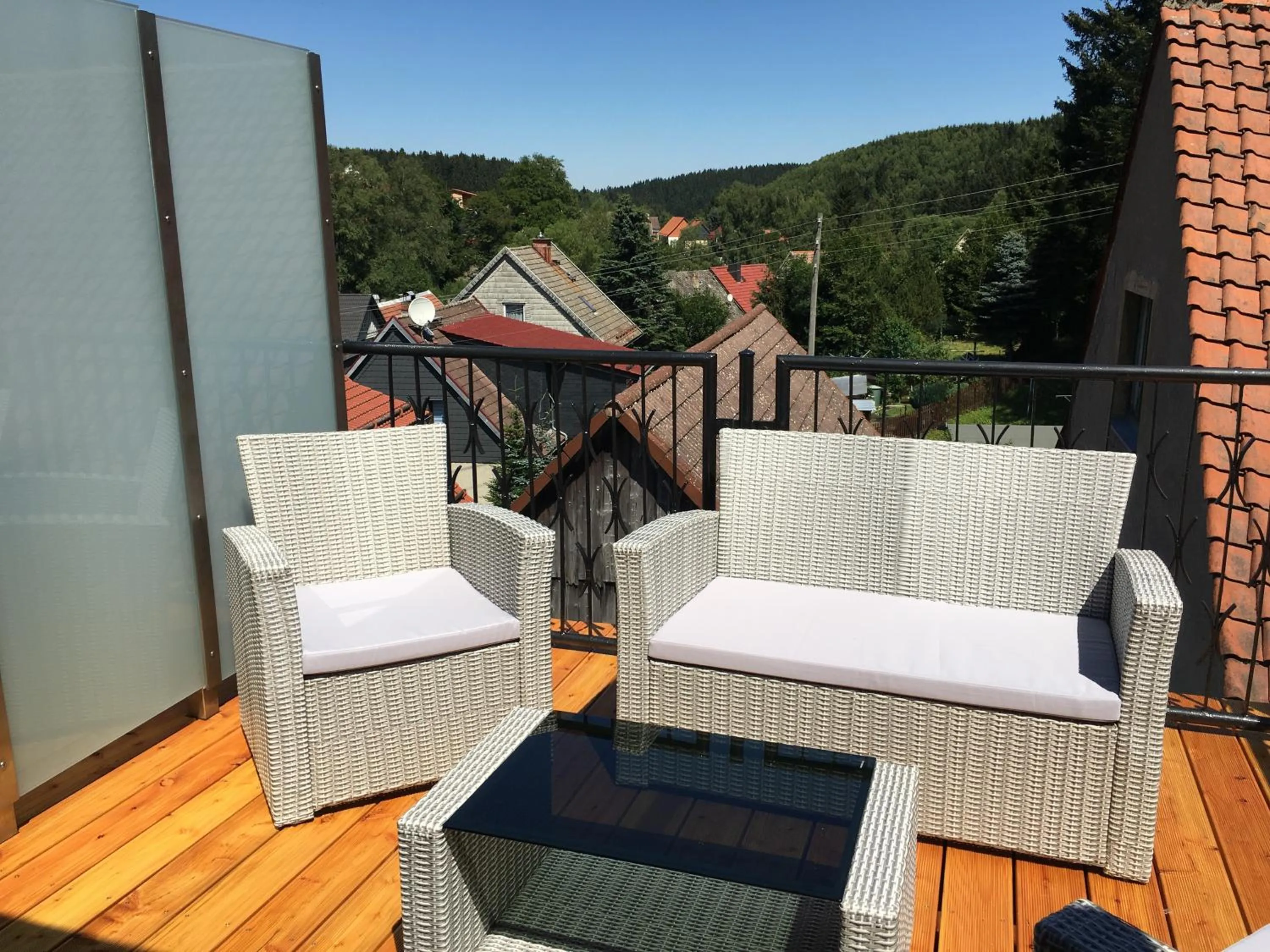 Balcony/Terrace in Hotel & Restaurant Druidenstein