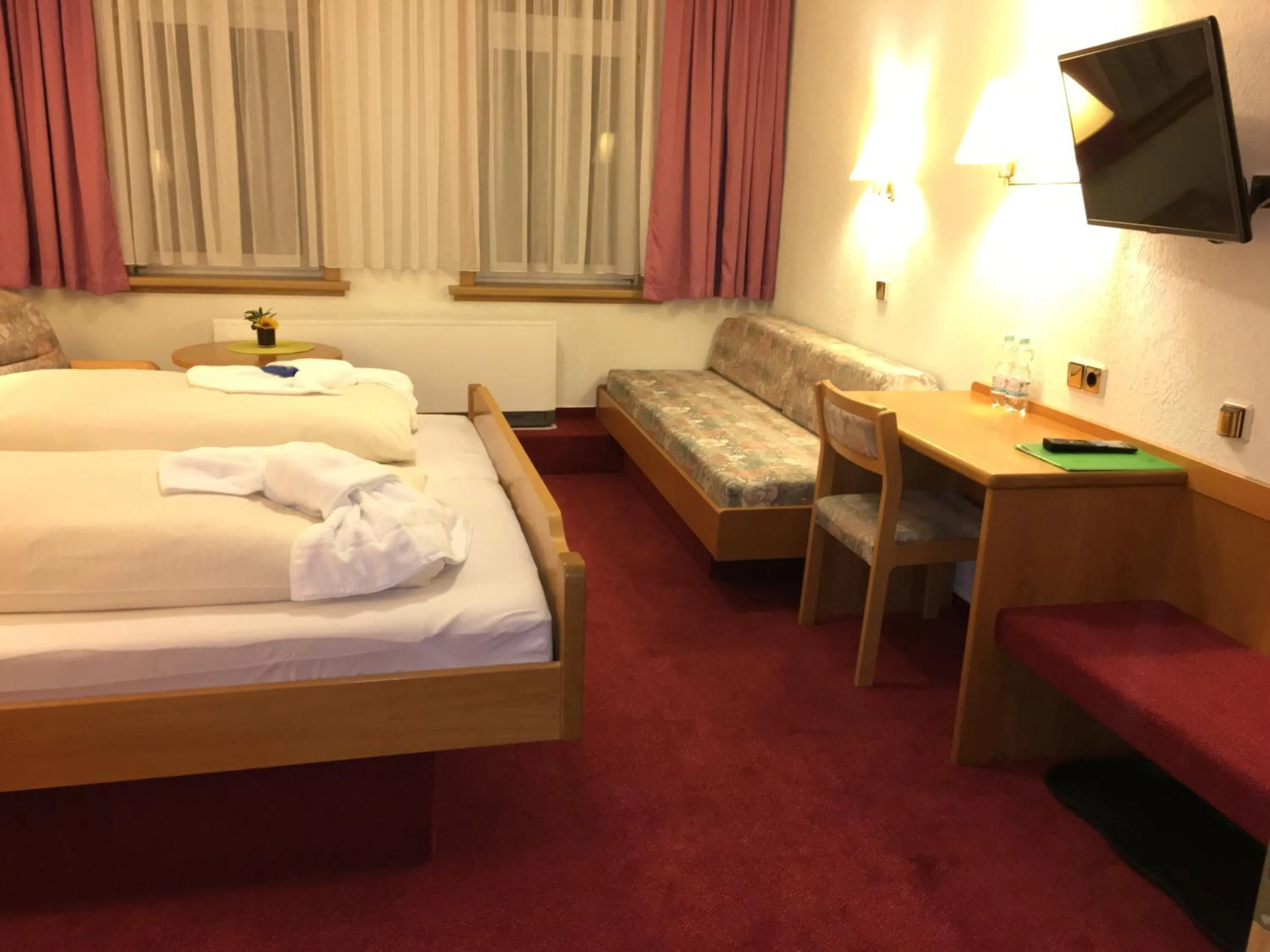 Photo of the whole room, Bed in Hotel & Restaurant Druidenstein