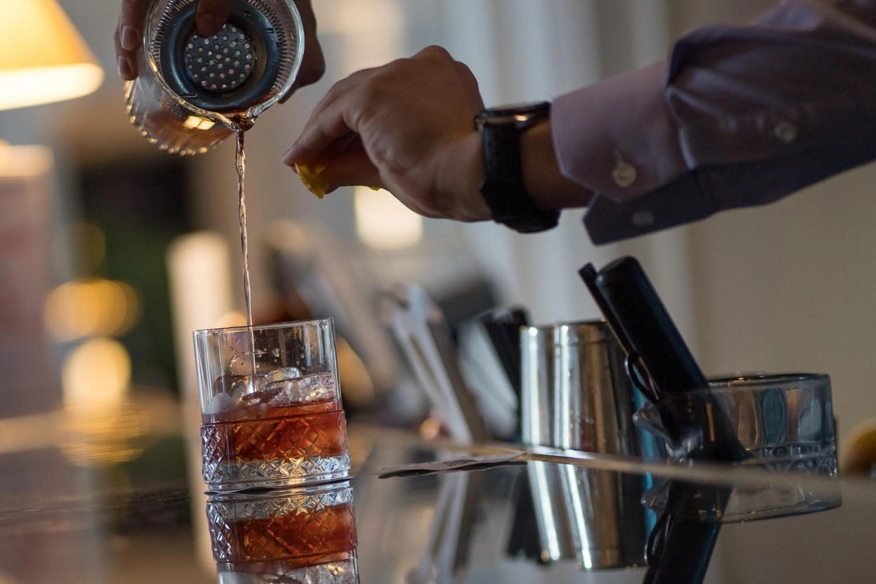 People in Aigle Noir Hotel Fontainebleau - MGallery Collection