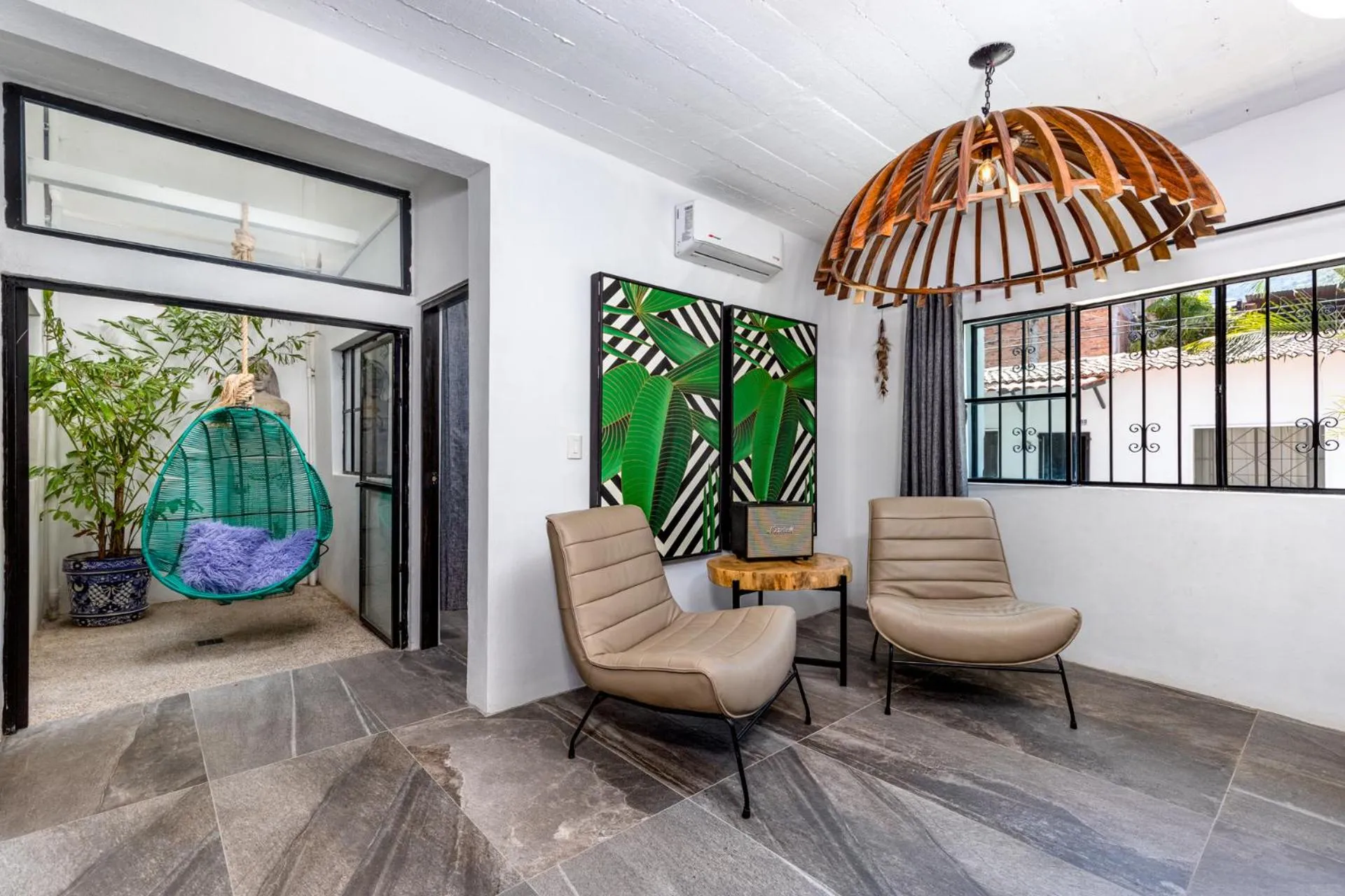 Seating area in Cuale