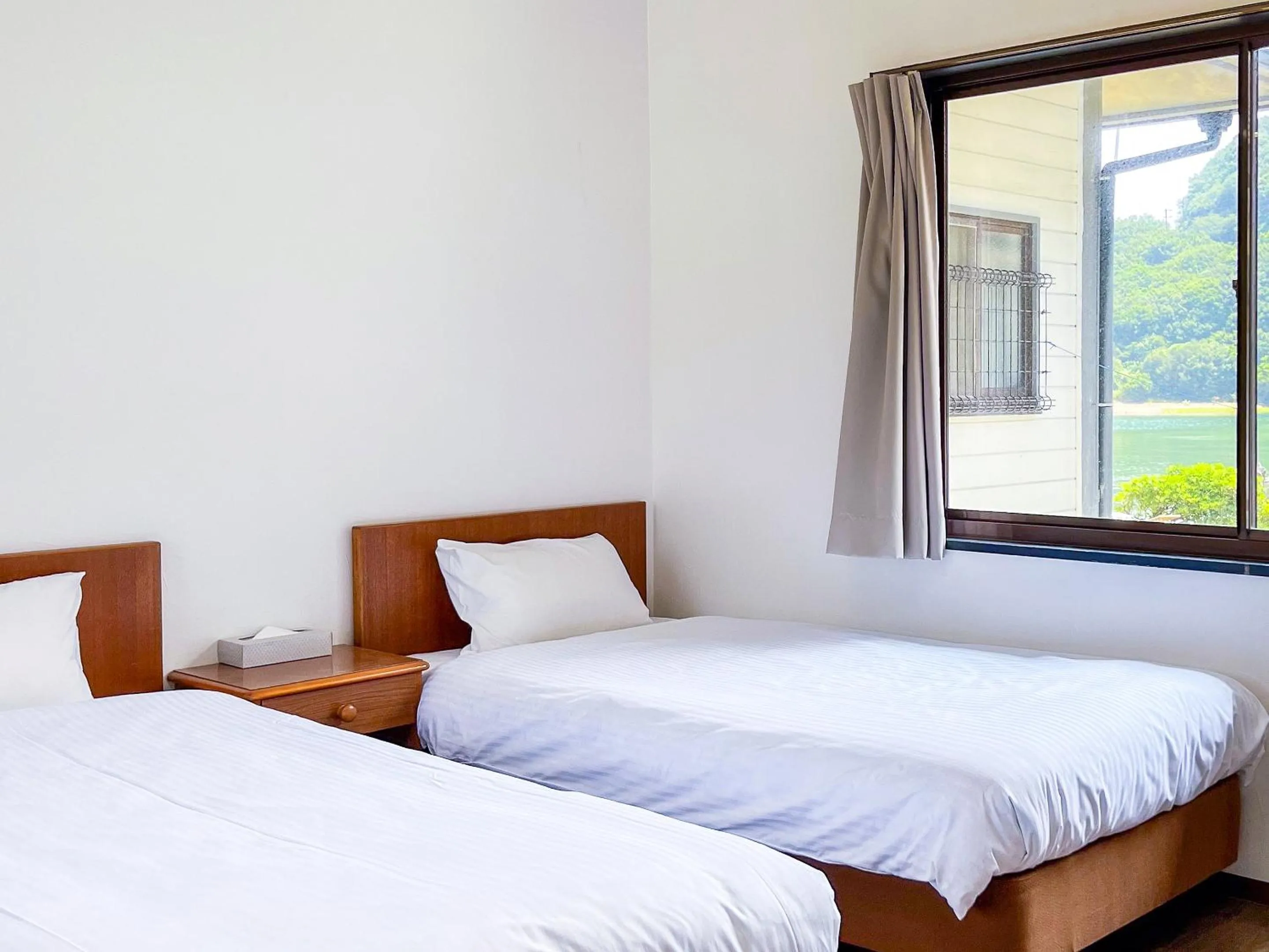 Bed in Sea Tiger Island Inn Shodoshima