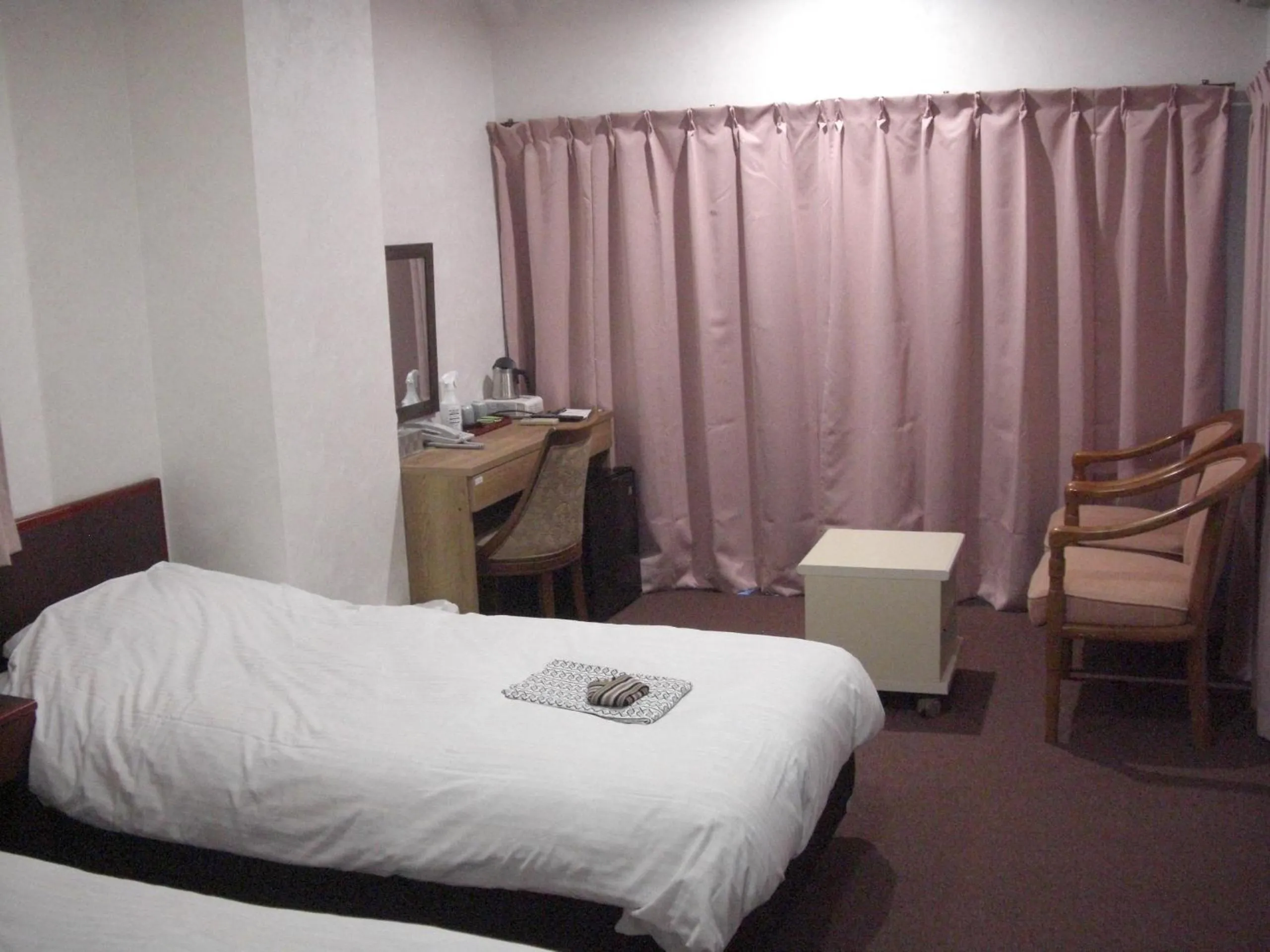 Bed in Akakura Yours Inn