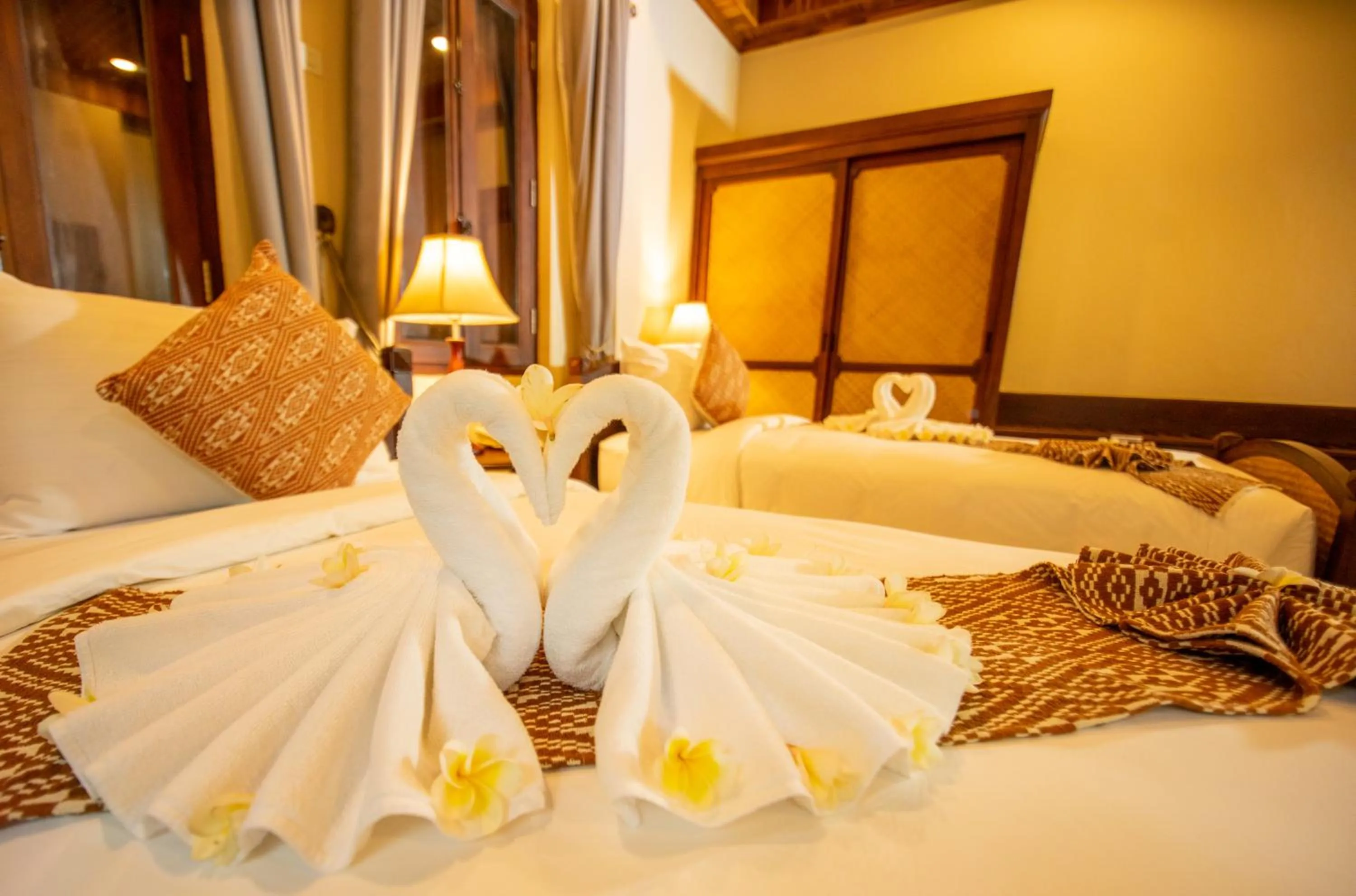 Bedroom, Bed in Treasure Hotel Laos