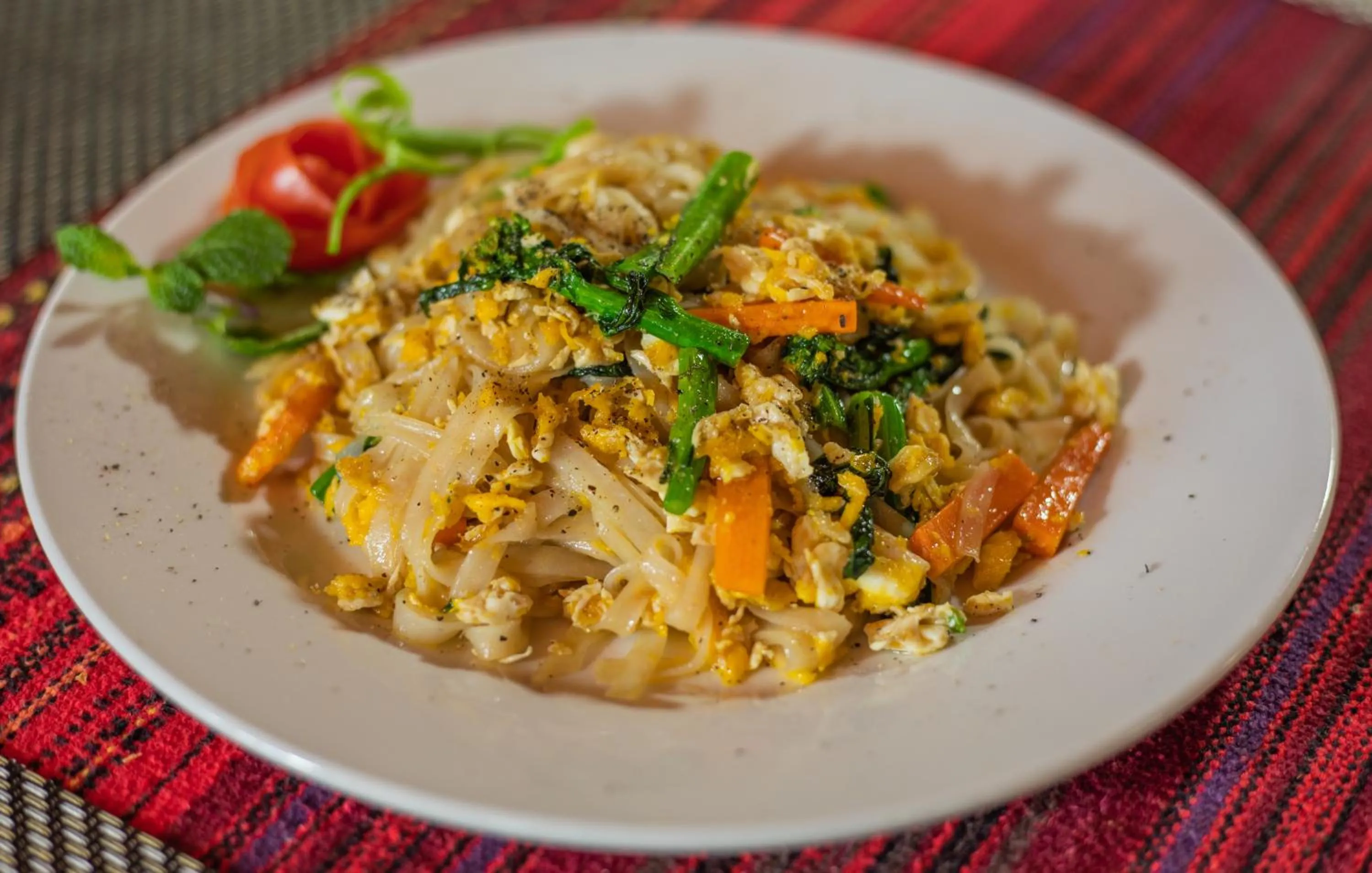 Buffet breakfast in Treasure Hotel Laos
