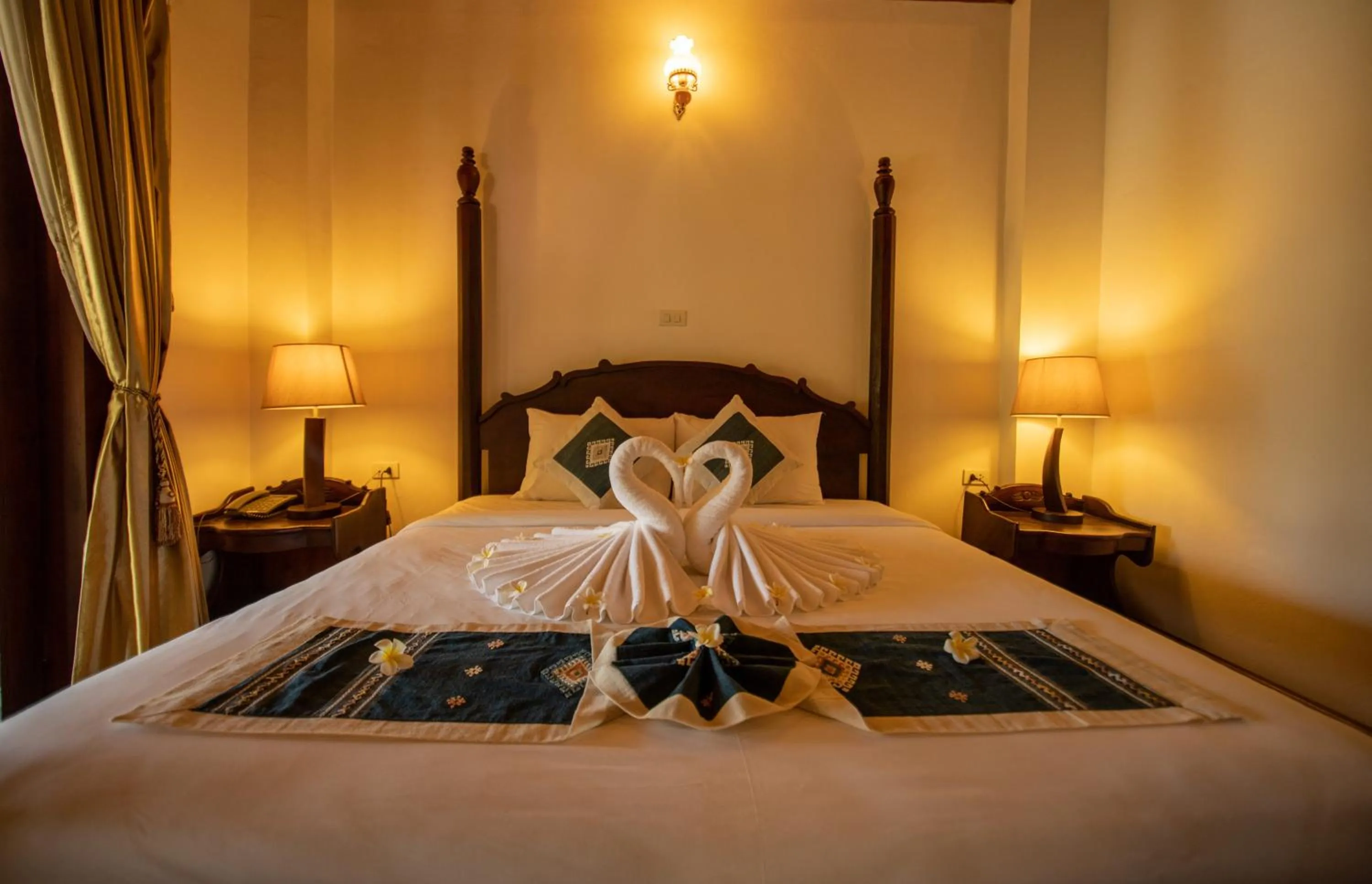 Bedroom, Bed in Treasure Hotel Laos