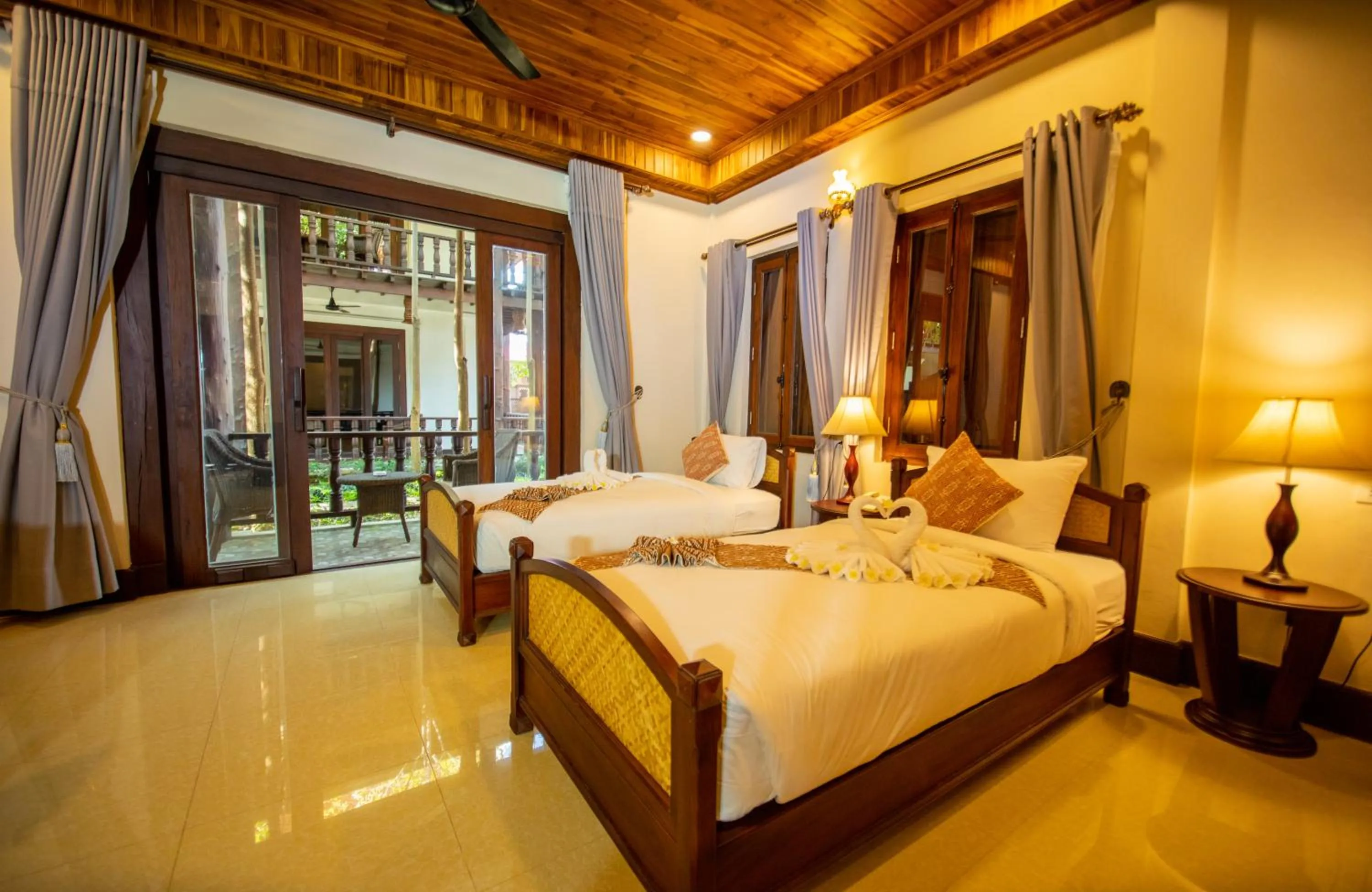 Bedroom, Bed in Treasure Hotel Laos