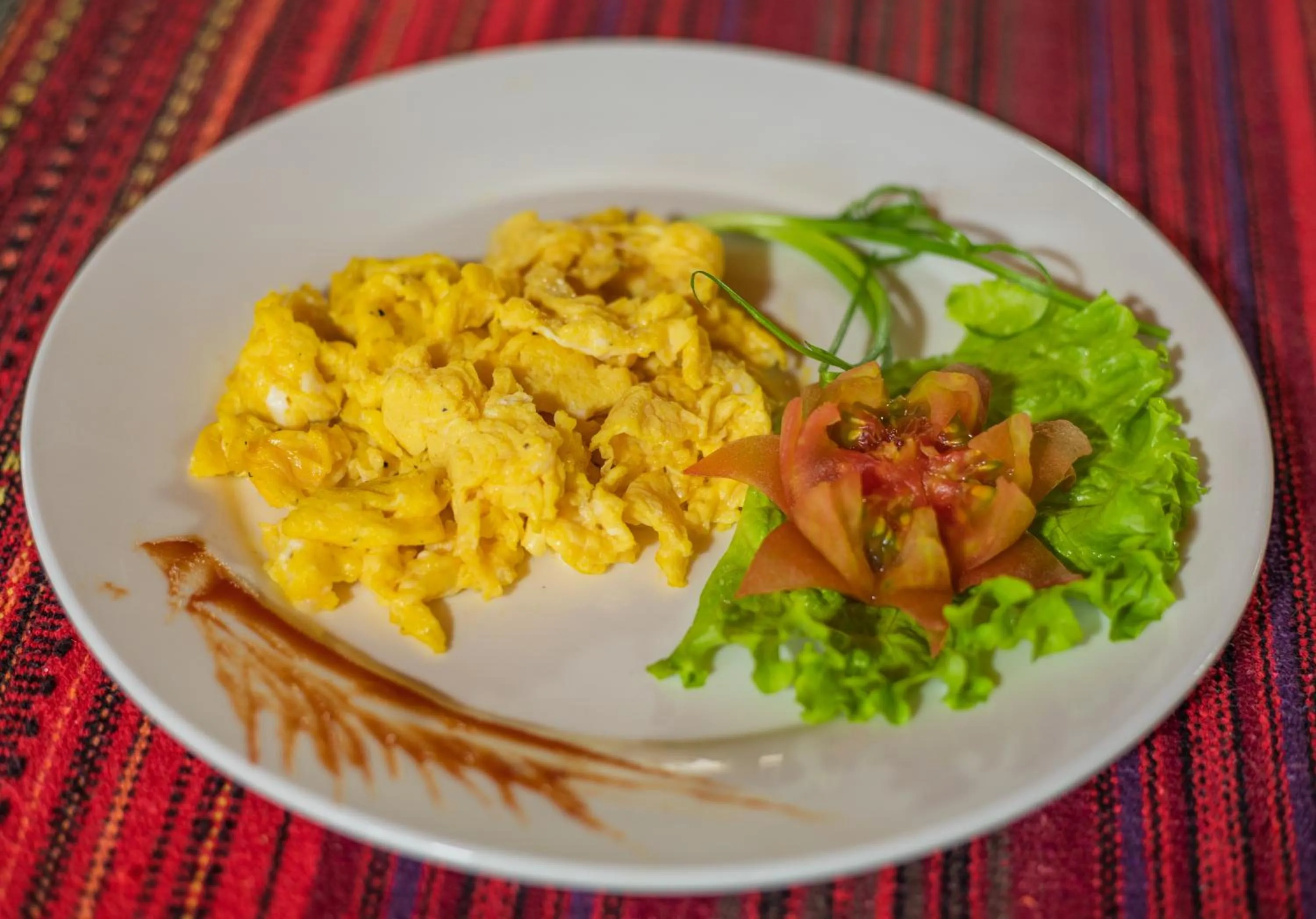 Buffet breakfast in Treasure Hotel Laos