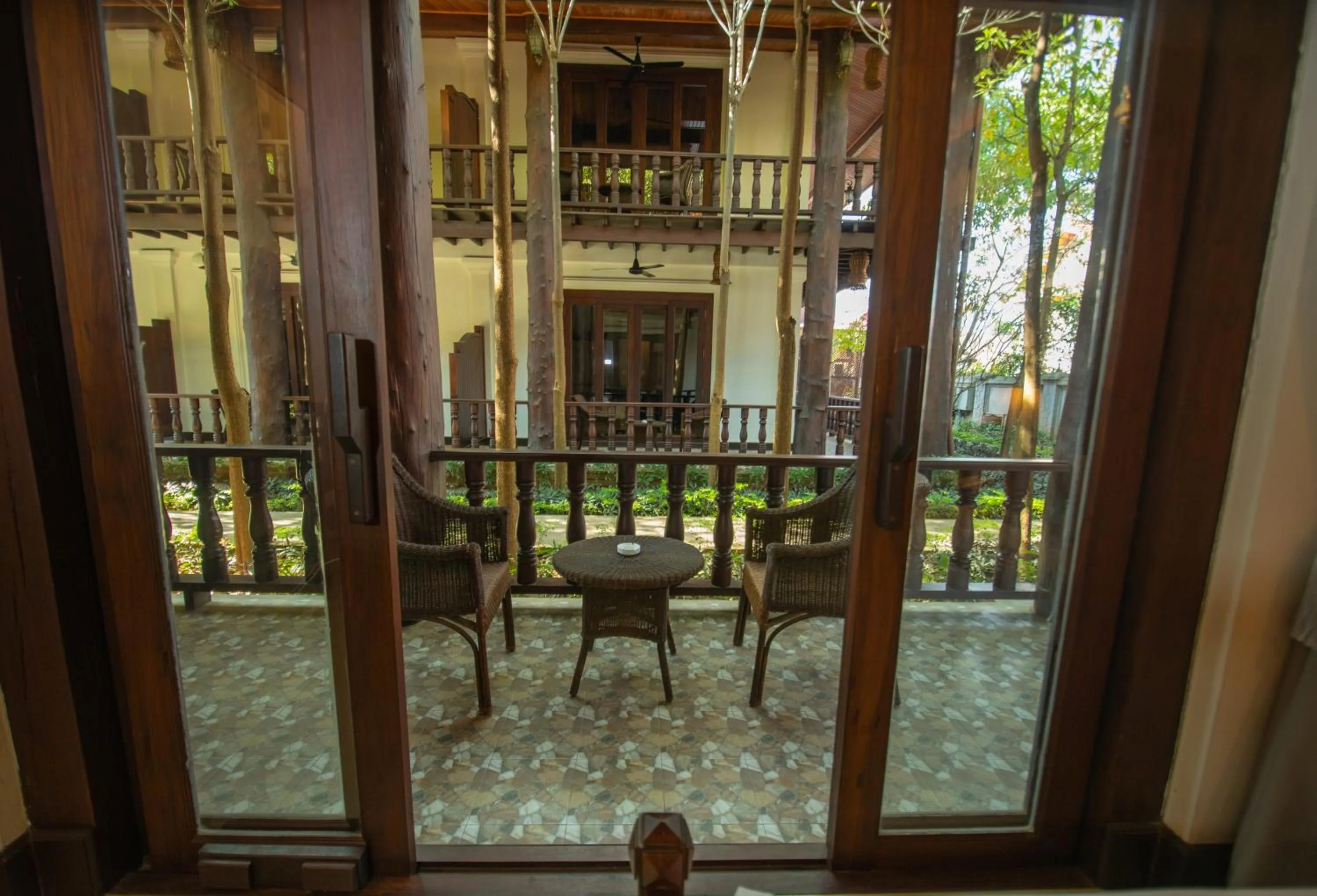 Balcony/Terrace in Treasure Hotel Laos