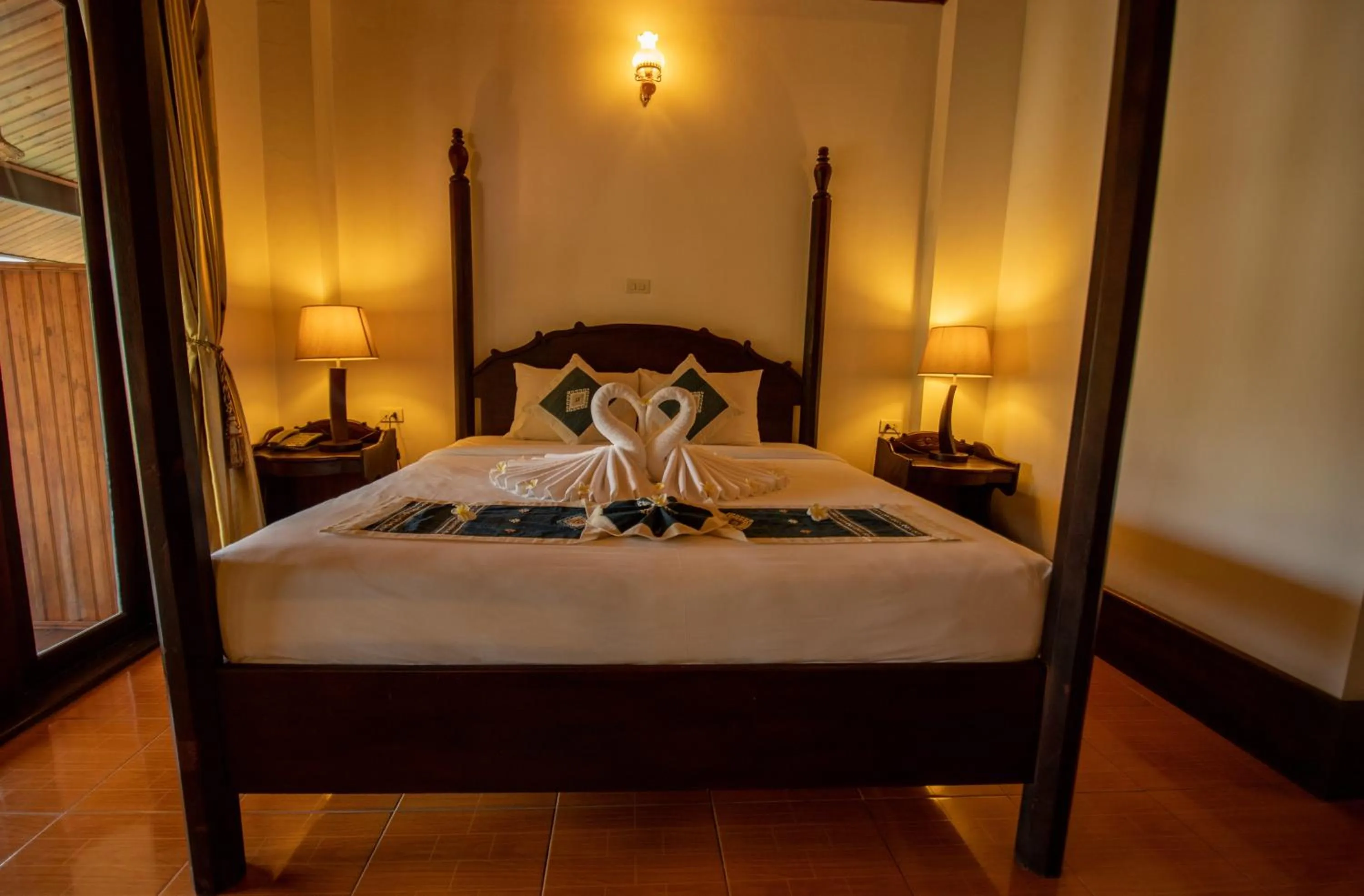 Bedroom, Bed in Treasure Hotel Laos