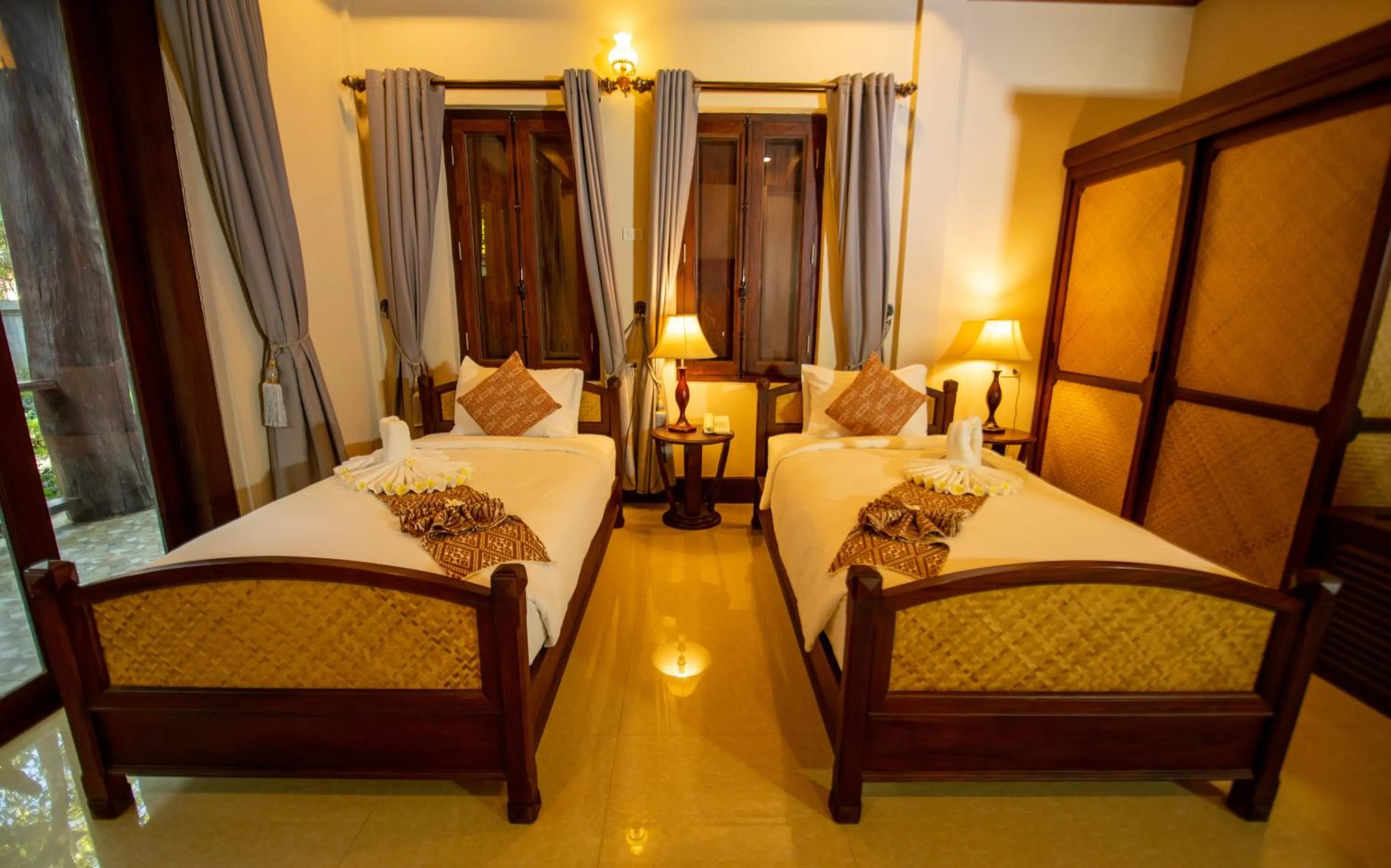 Bedroom, Bed in Treasure Hotel Laos