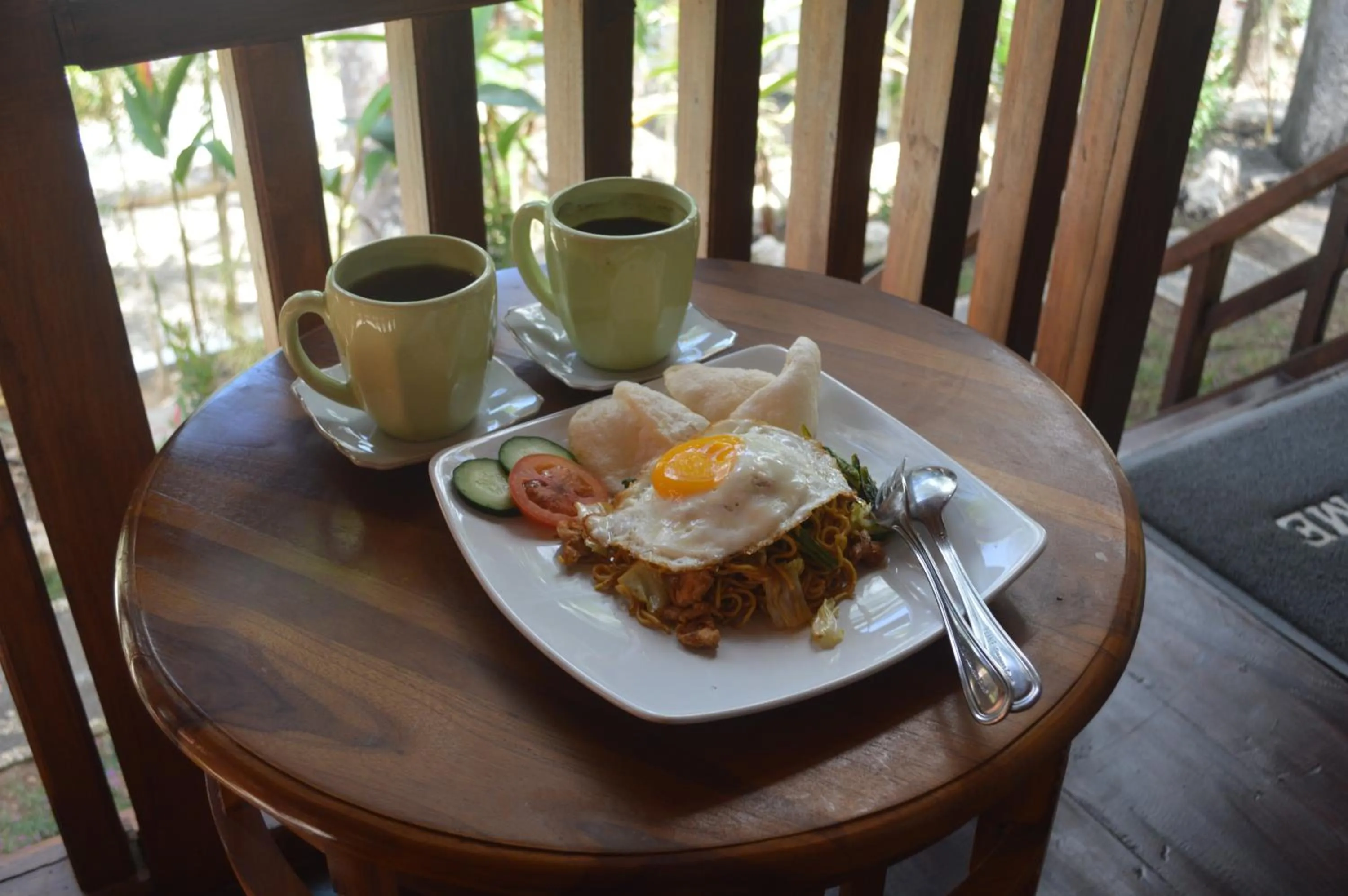 Breakfast in Nyuh Gading Bungalow Nusa Penida