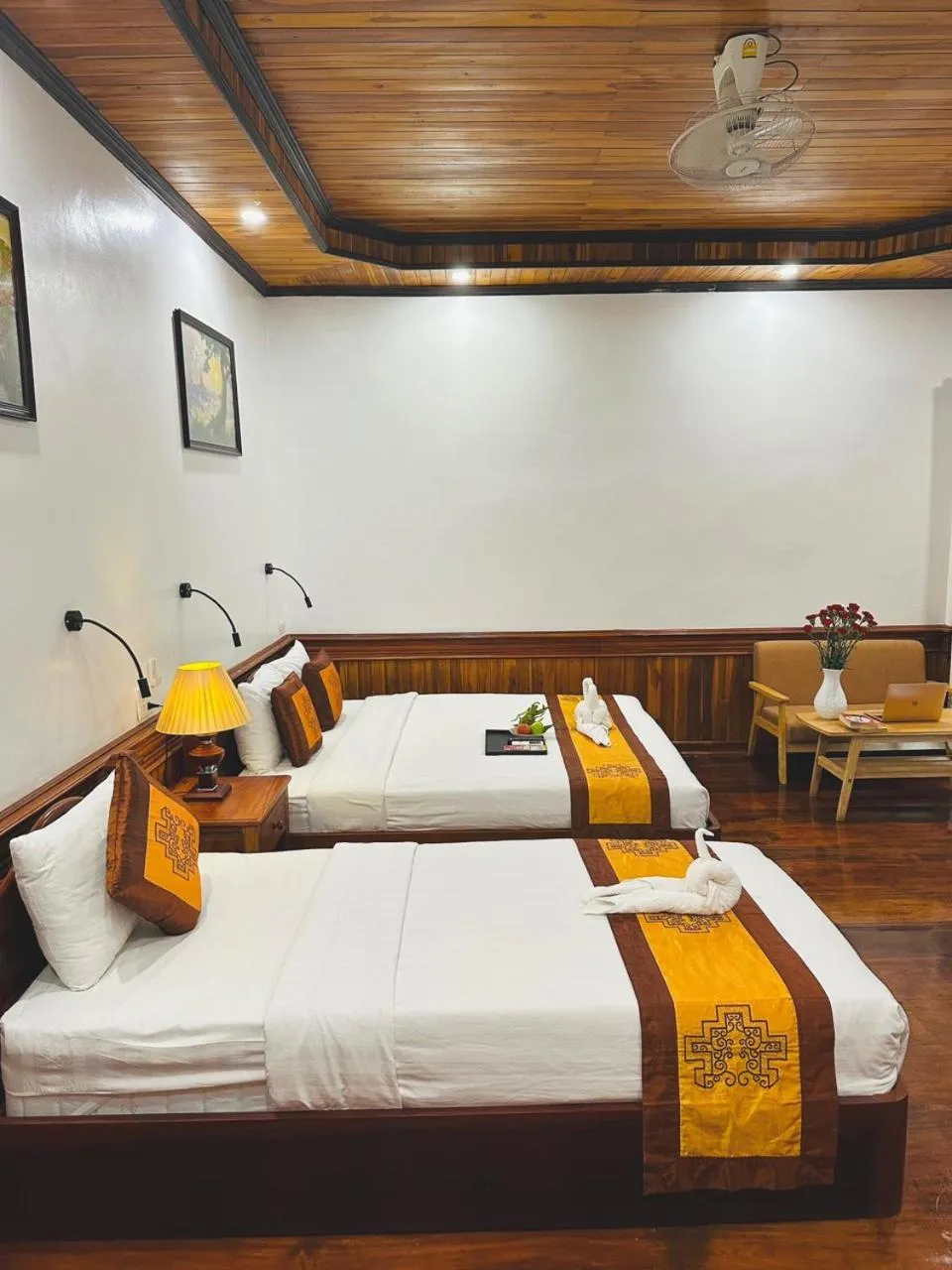 Bedroom, Bed in Luang Prabang Oudomlith Villa & Travel