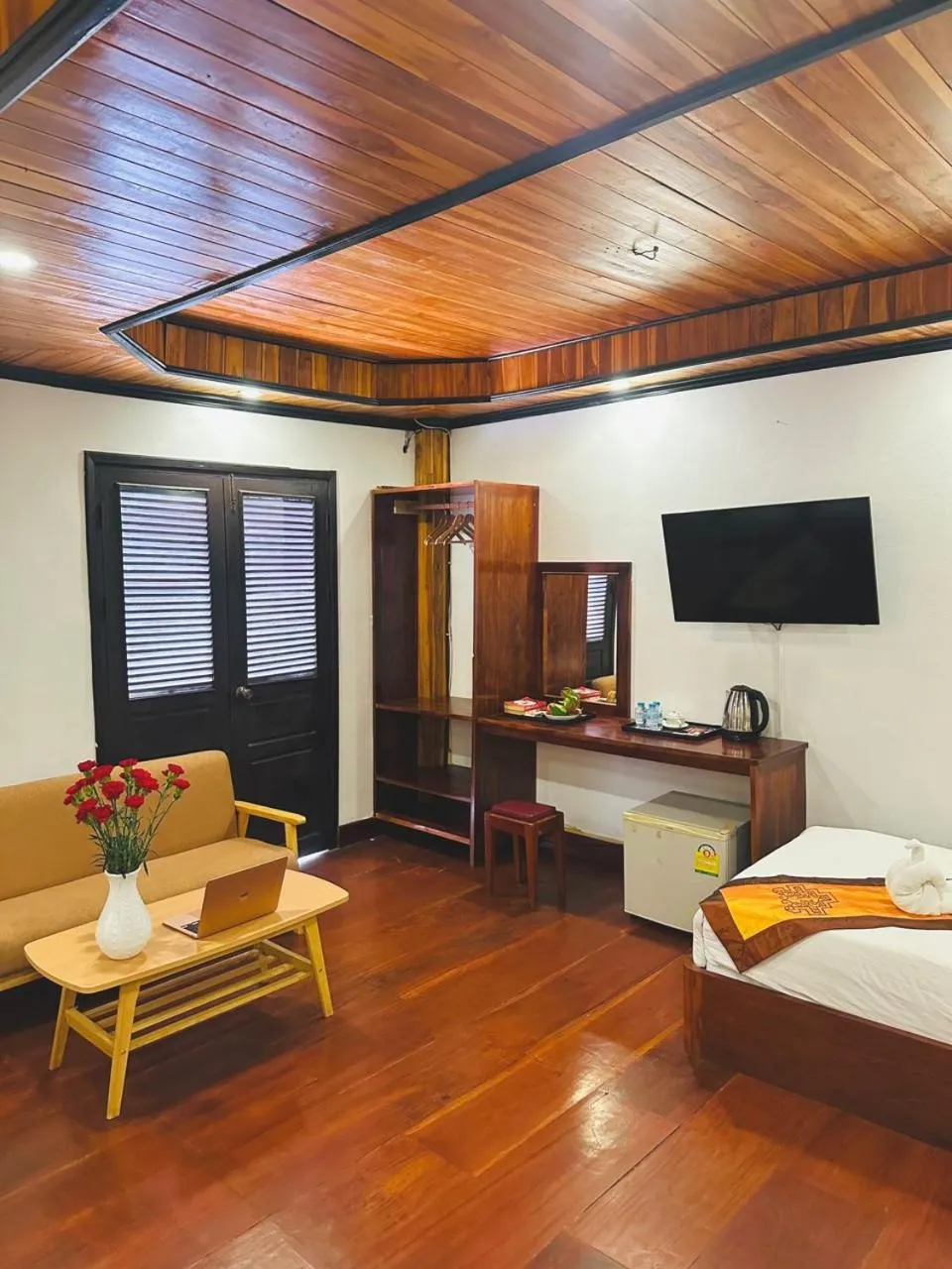 Bedroom, Bed in Luang Prabang Oudomlith Villa & Travel