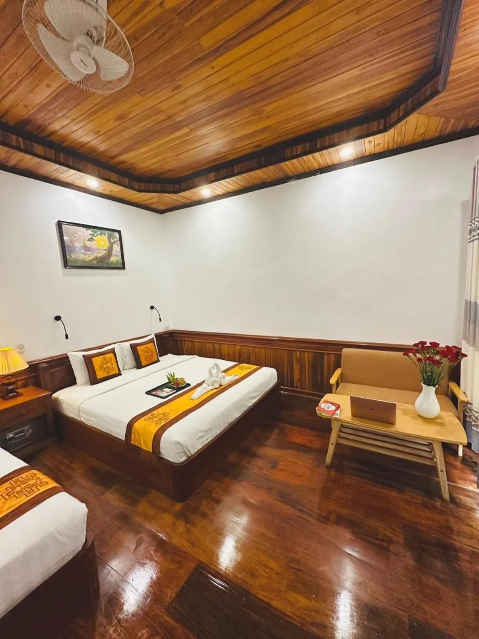 Bedroom, Bed in Luang Prabang Oudomlith Villa & Travel