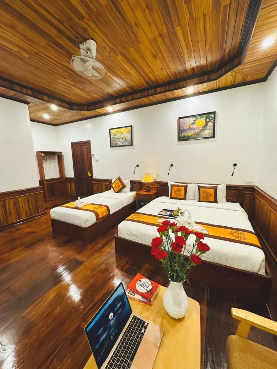 Bedroom, Bed in Luang Prabang Oudomlith Villa & Travel