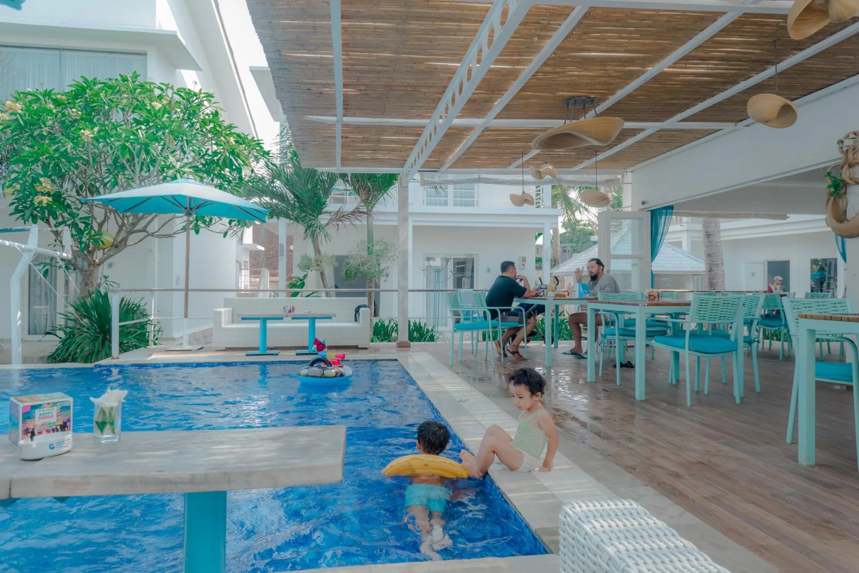 Pool view in Ocean View Residence