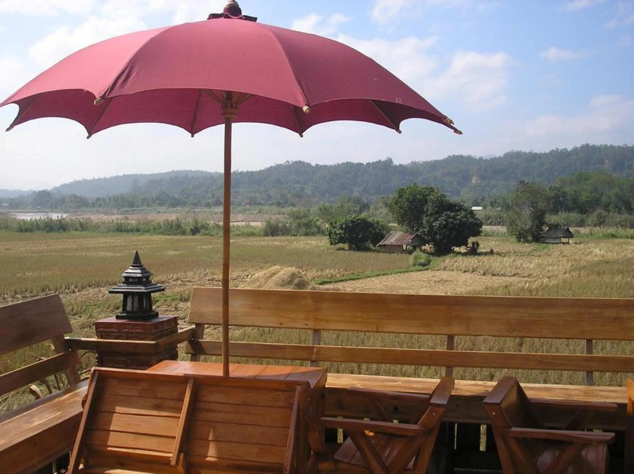 Mountain view in Tamarind Grand Resort Mae Sariang